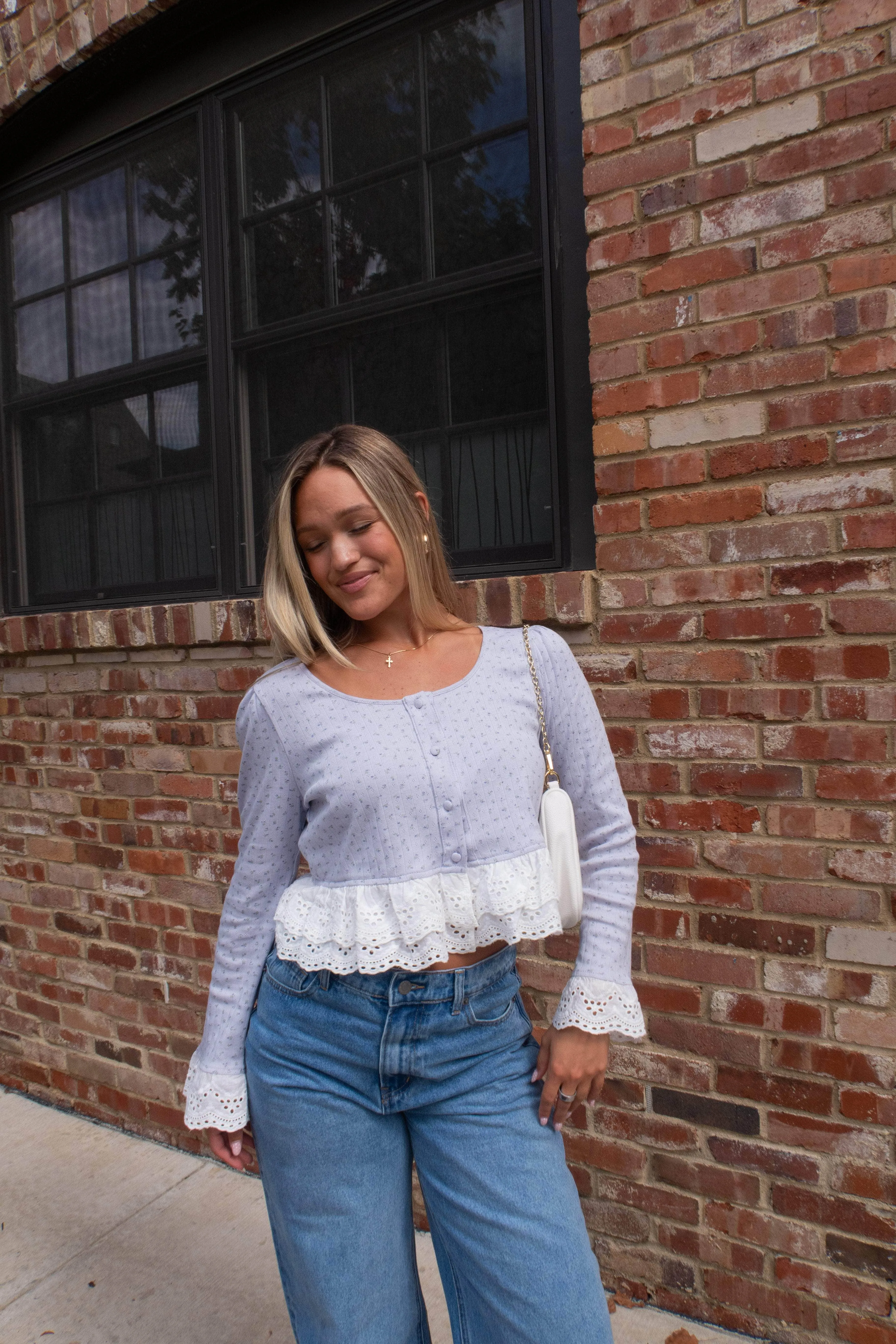 Forget Me Not Floral Top sold by LANE 201 product image thumbnail 5