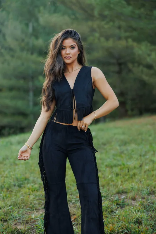 Dark Horse Suede Vest sold by LANE 201