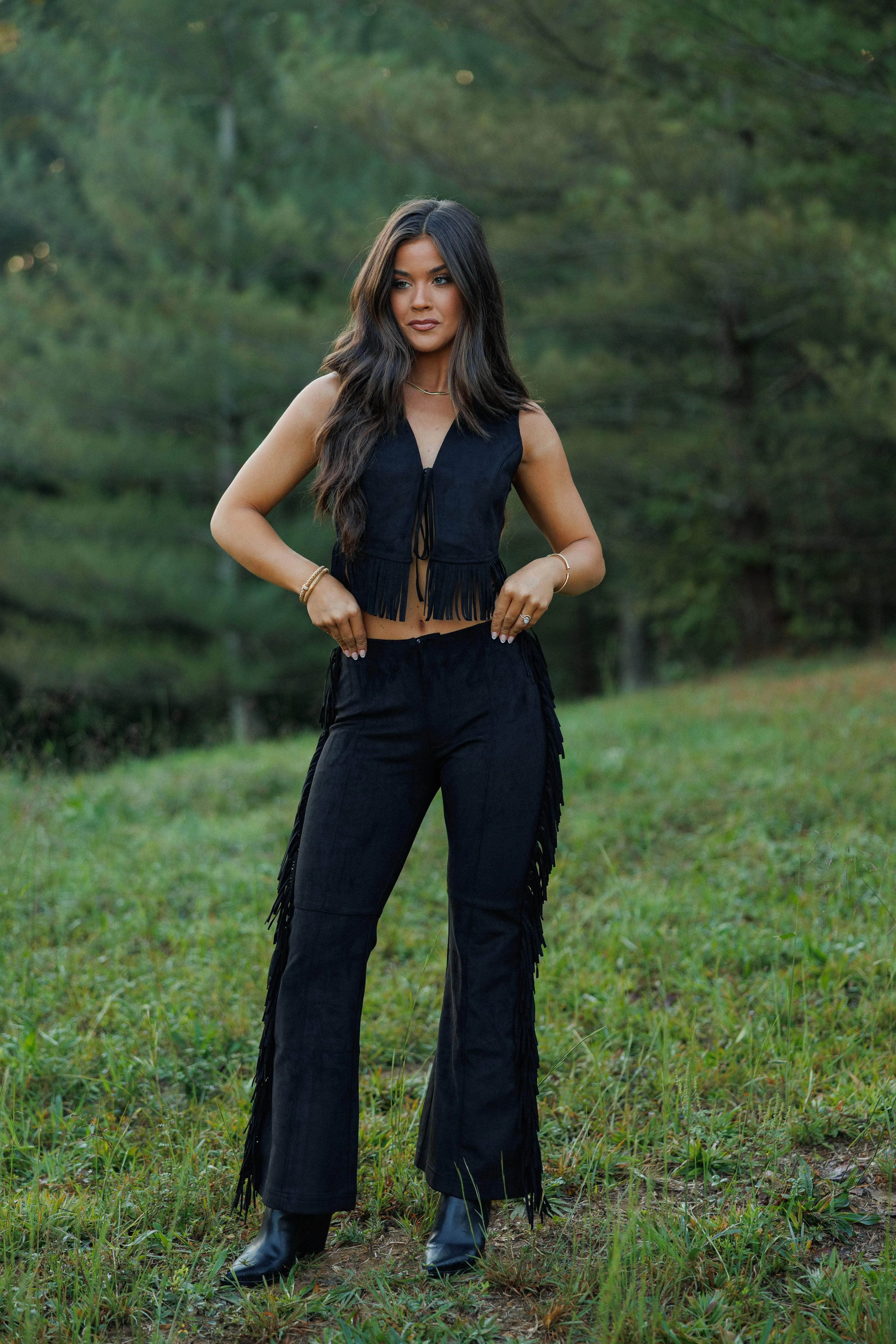 Dark Horse Suede Pants sold by LANE 201 product image thumbnail 5