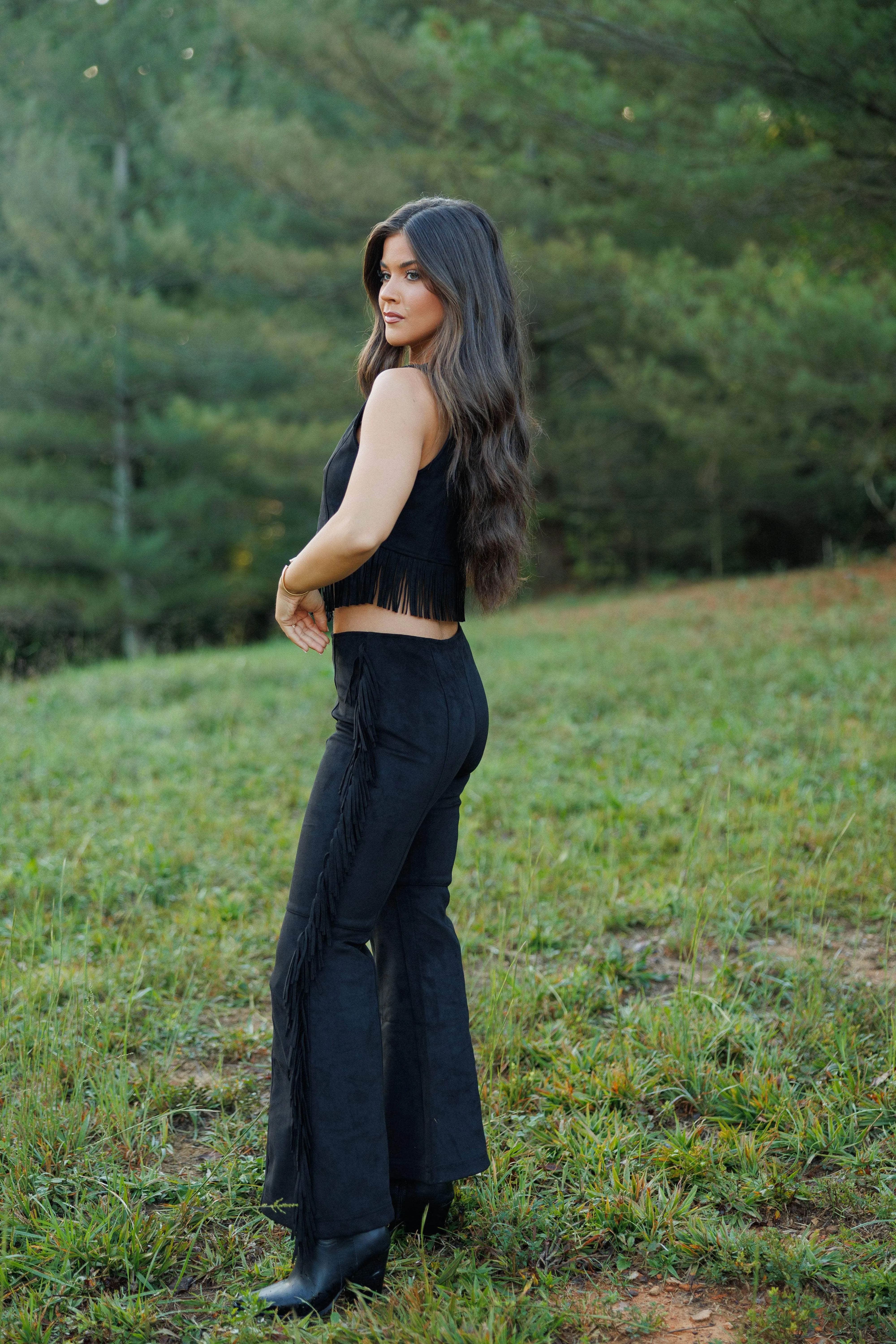 Dark Horse Suede Pants sold by LANE 201 product image thumbnail 4