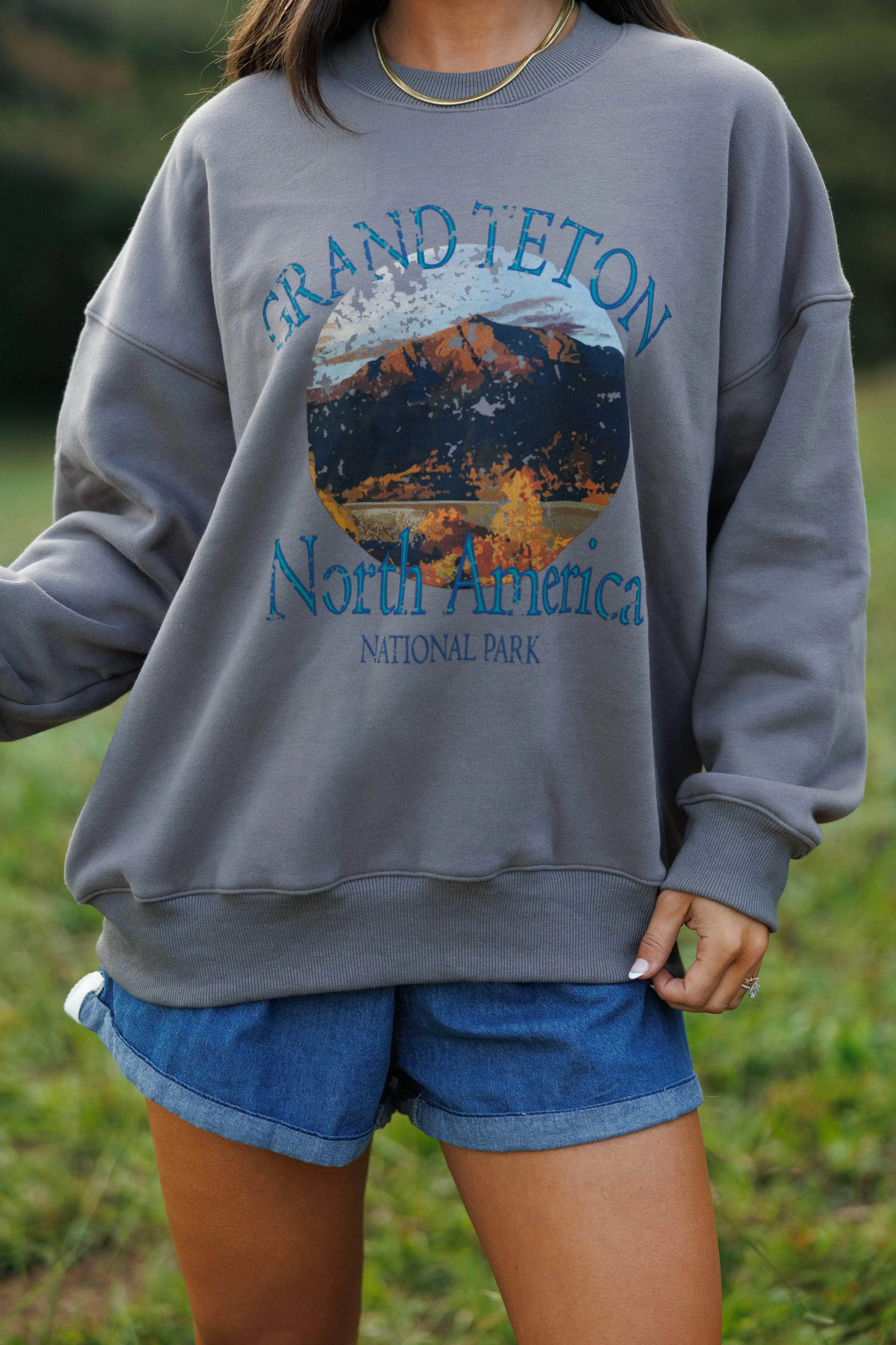 Grand Teton Sweatshirt sold by LANE 201 product image thumbnail 2
