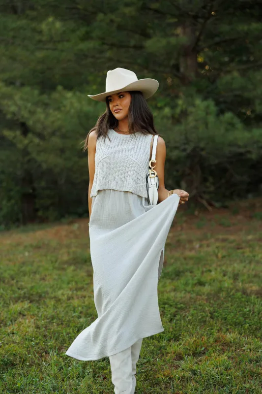 Cloudlight Knit Maxi Dress sold by LANE 201
