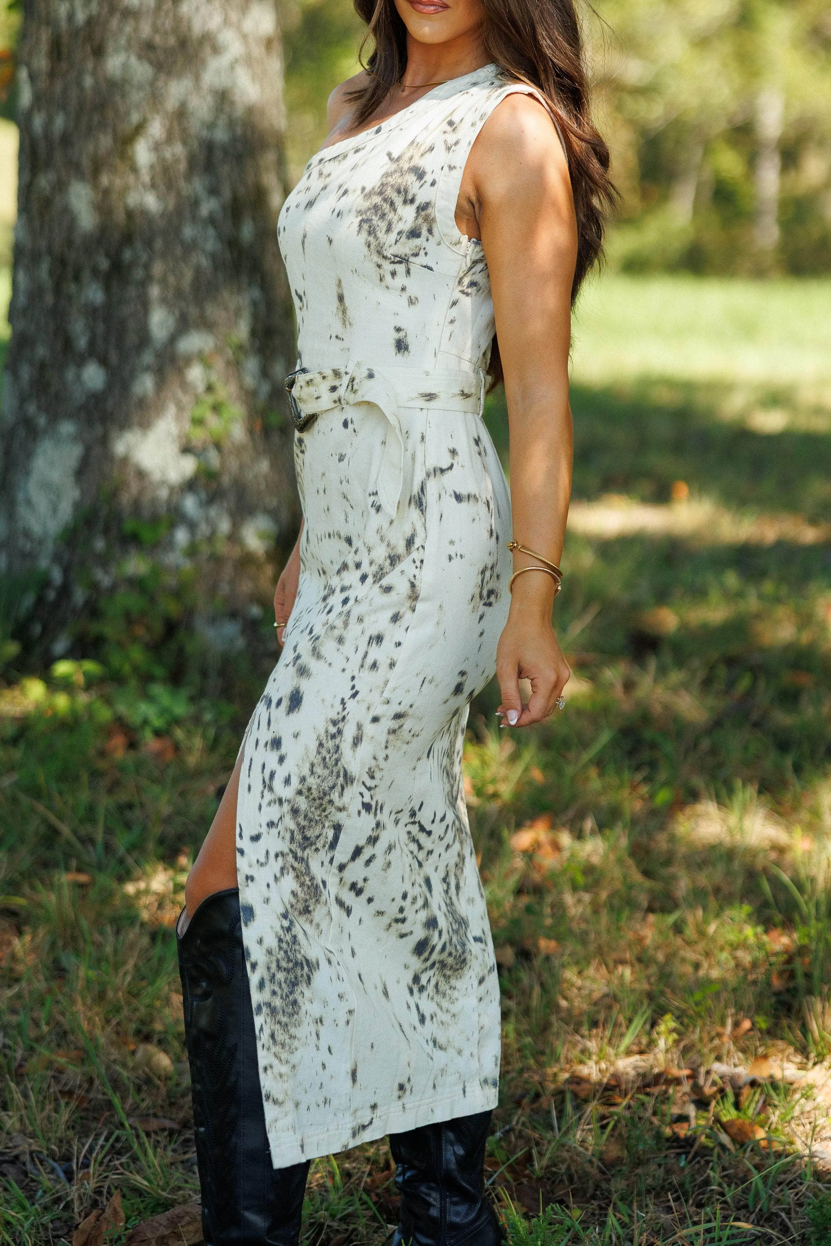 Cowgirl Canvas Buckle Dress sold by LANE 201 product image thumbnail 5