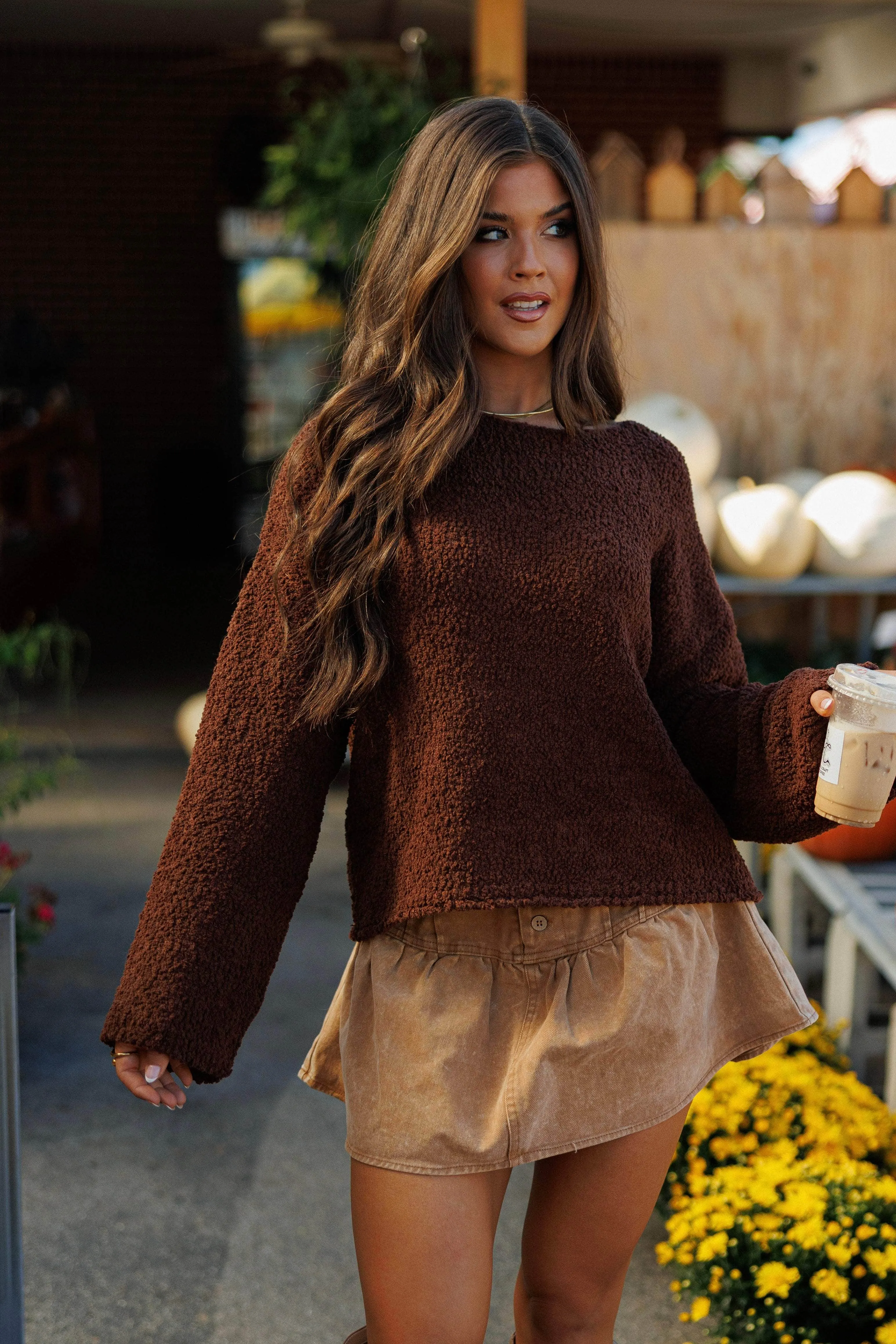 Chestnut Dreams Sweater sold by LANE 201