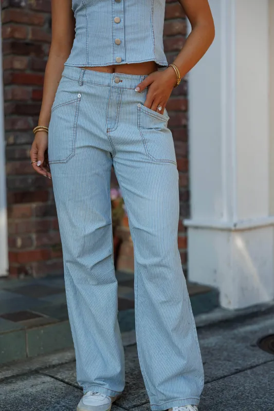 Denim Direction Pants sold by LANE 201