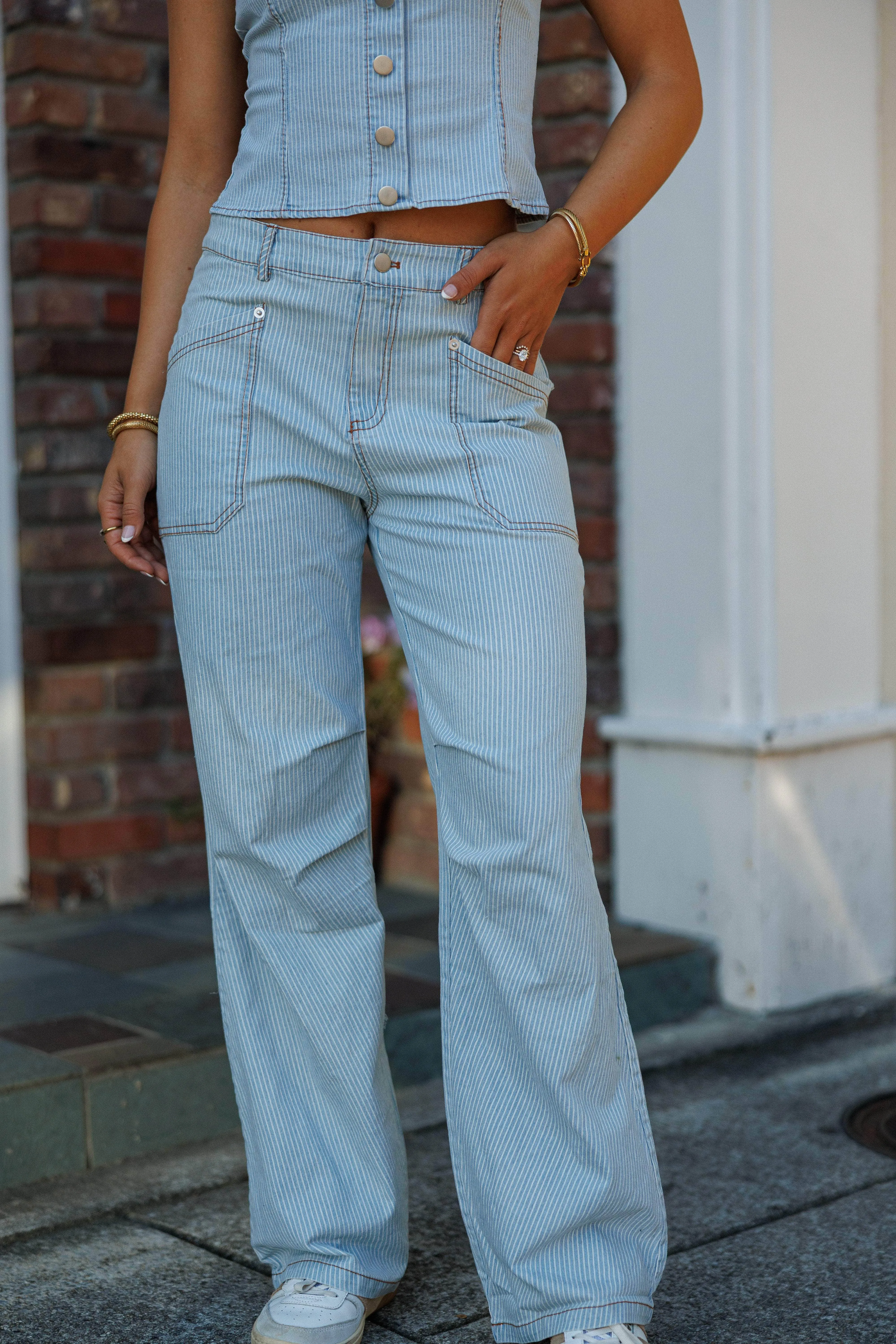 Denim Direction Pants sold by LANE 201