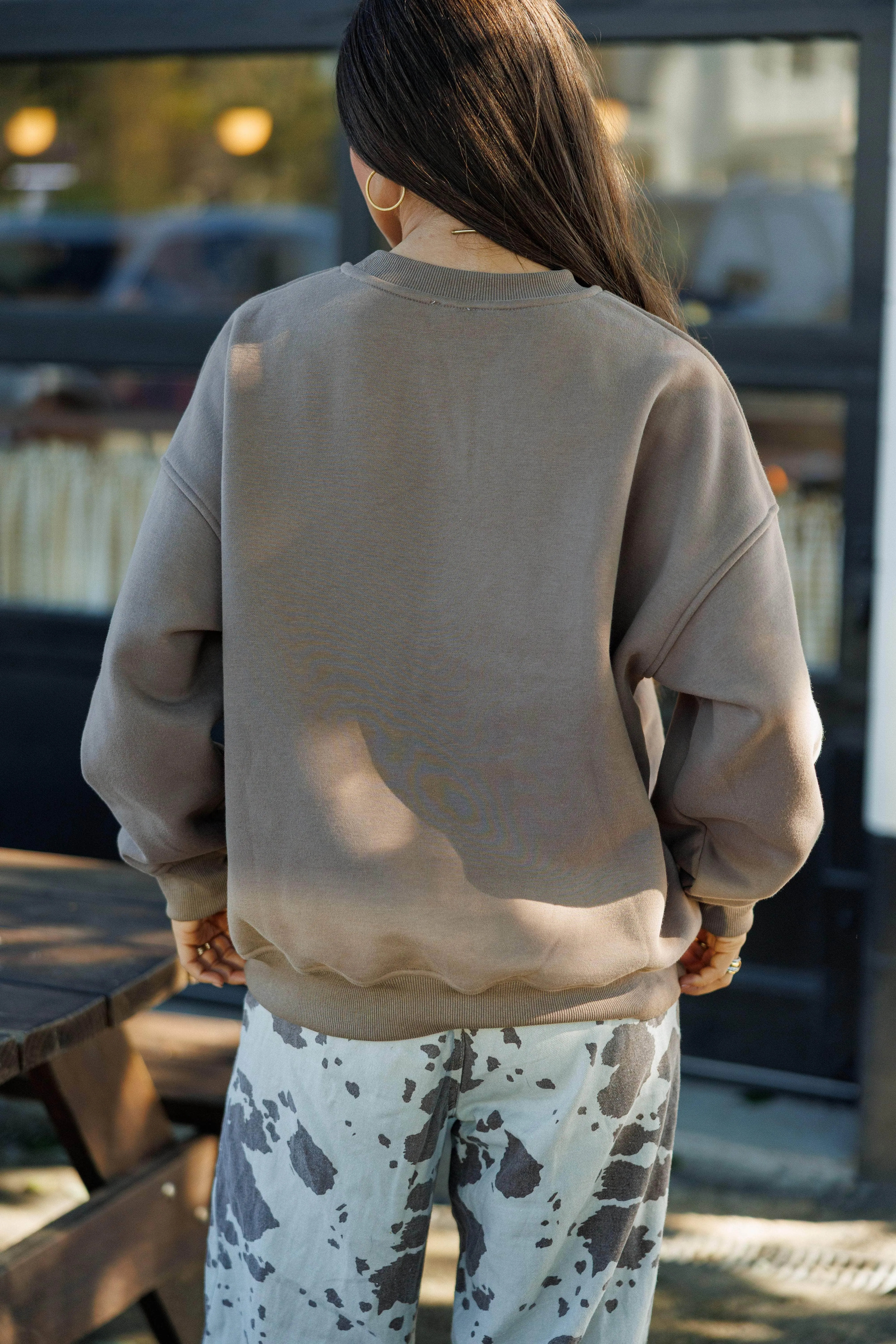 Western Cowboy Oversized Sweatshirt sold by LANE 201 product image thumbnail 3