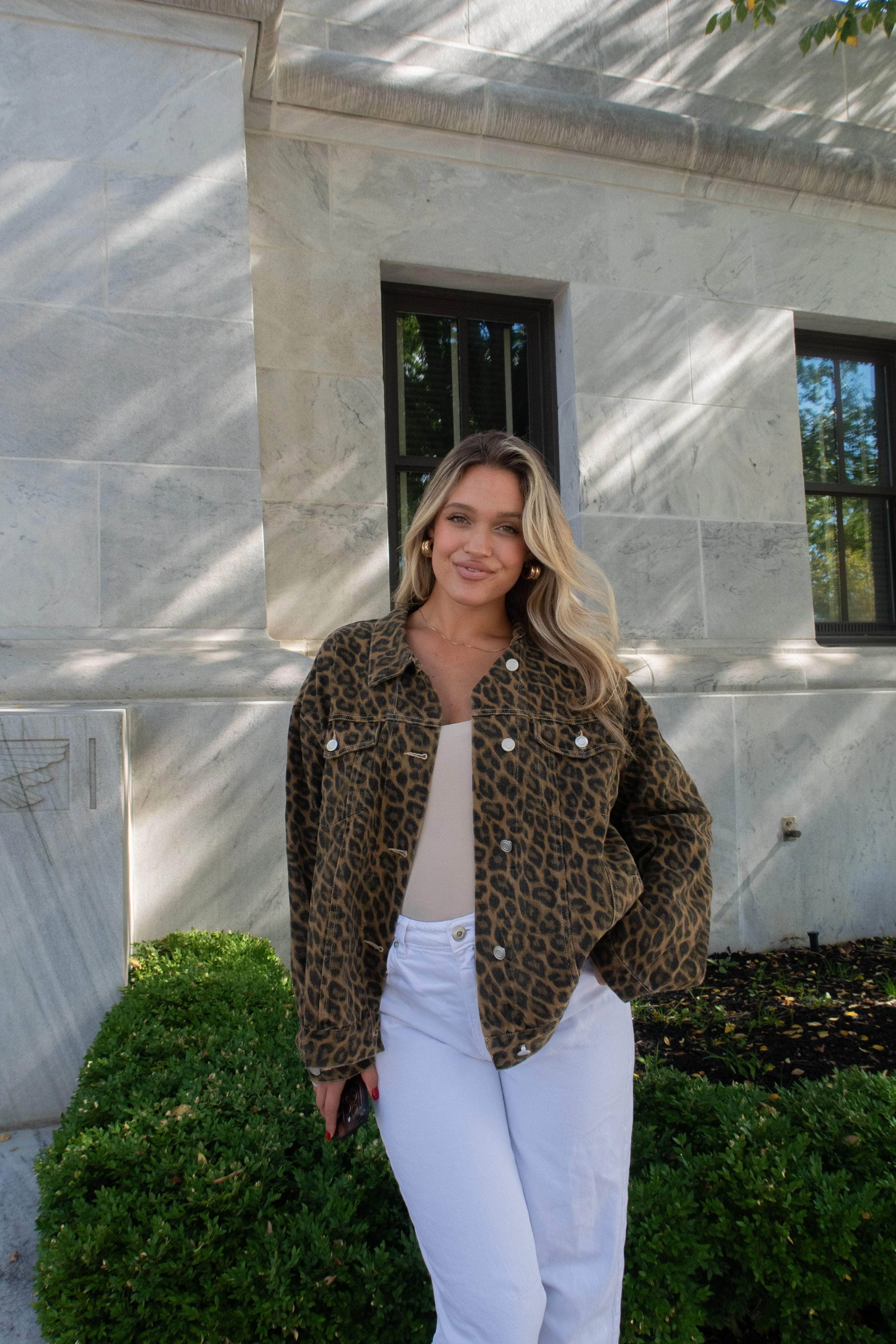 Oversized Leopard Jacket sold by LANE 201 product image thumbnail 5