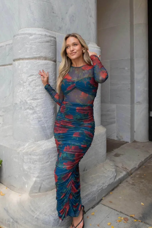 Where She Blooms Mesh Dress sold by LANE 201