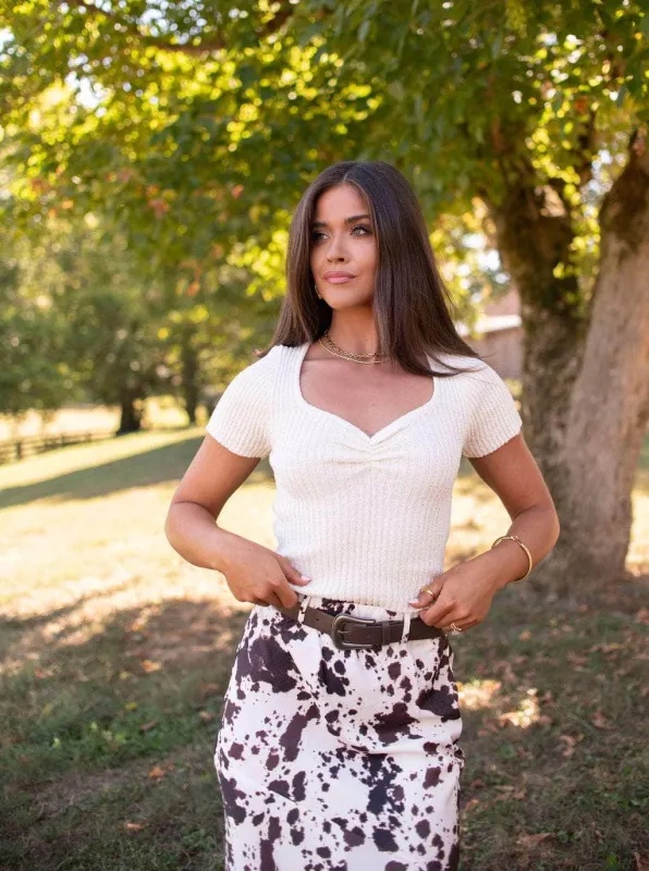 Prairie Side Sweater Top sold by LANE 201