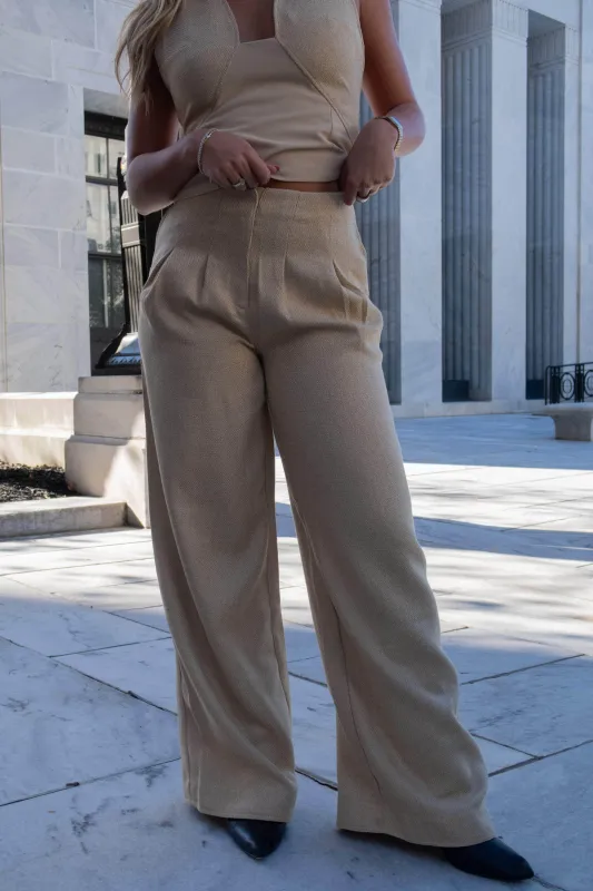 Mixed Media Pants sold by LANE 201