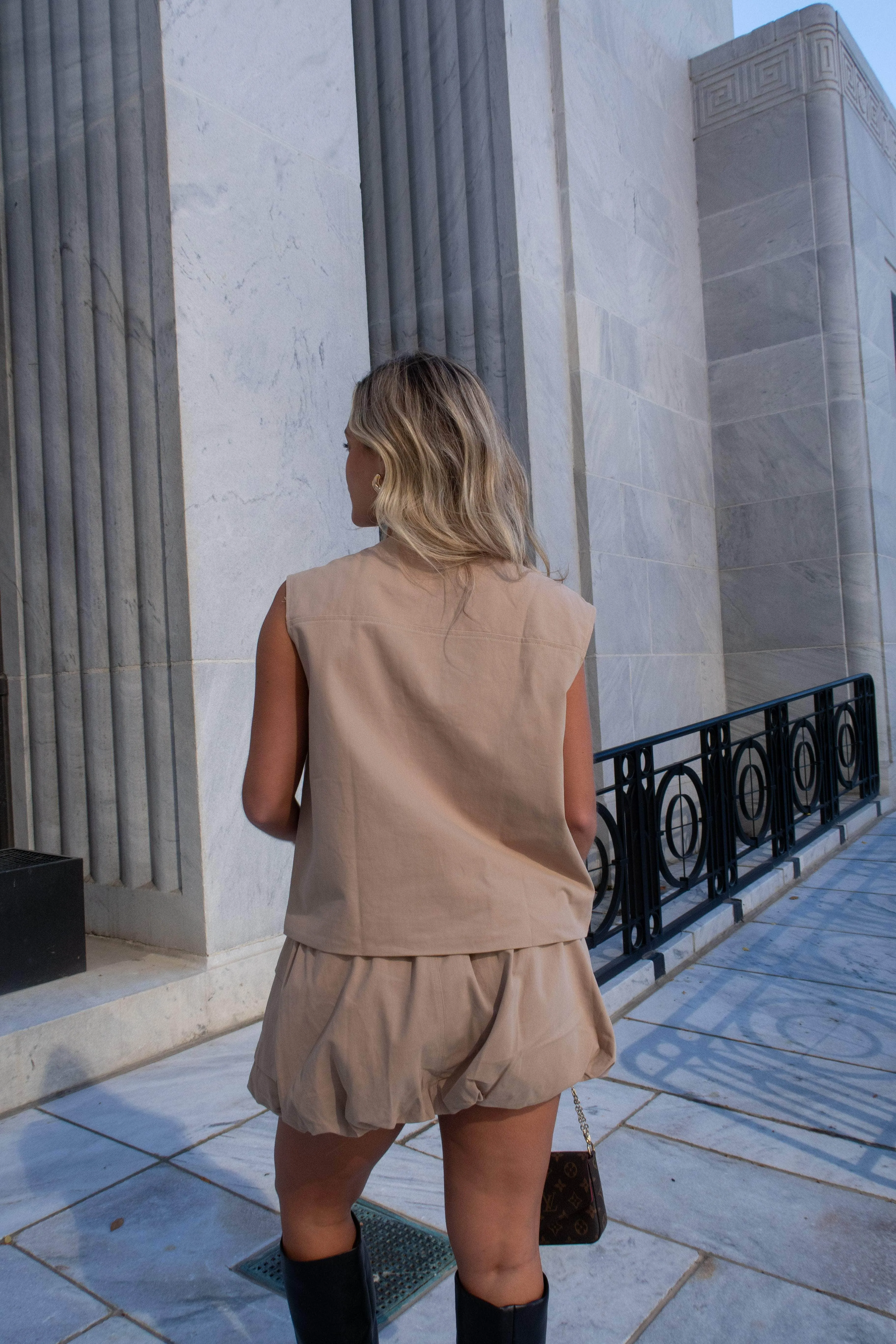 Cargo Zip Up Vest sold by LANE 201 product image thumbnail 3