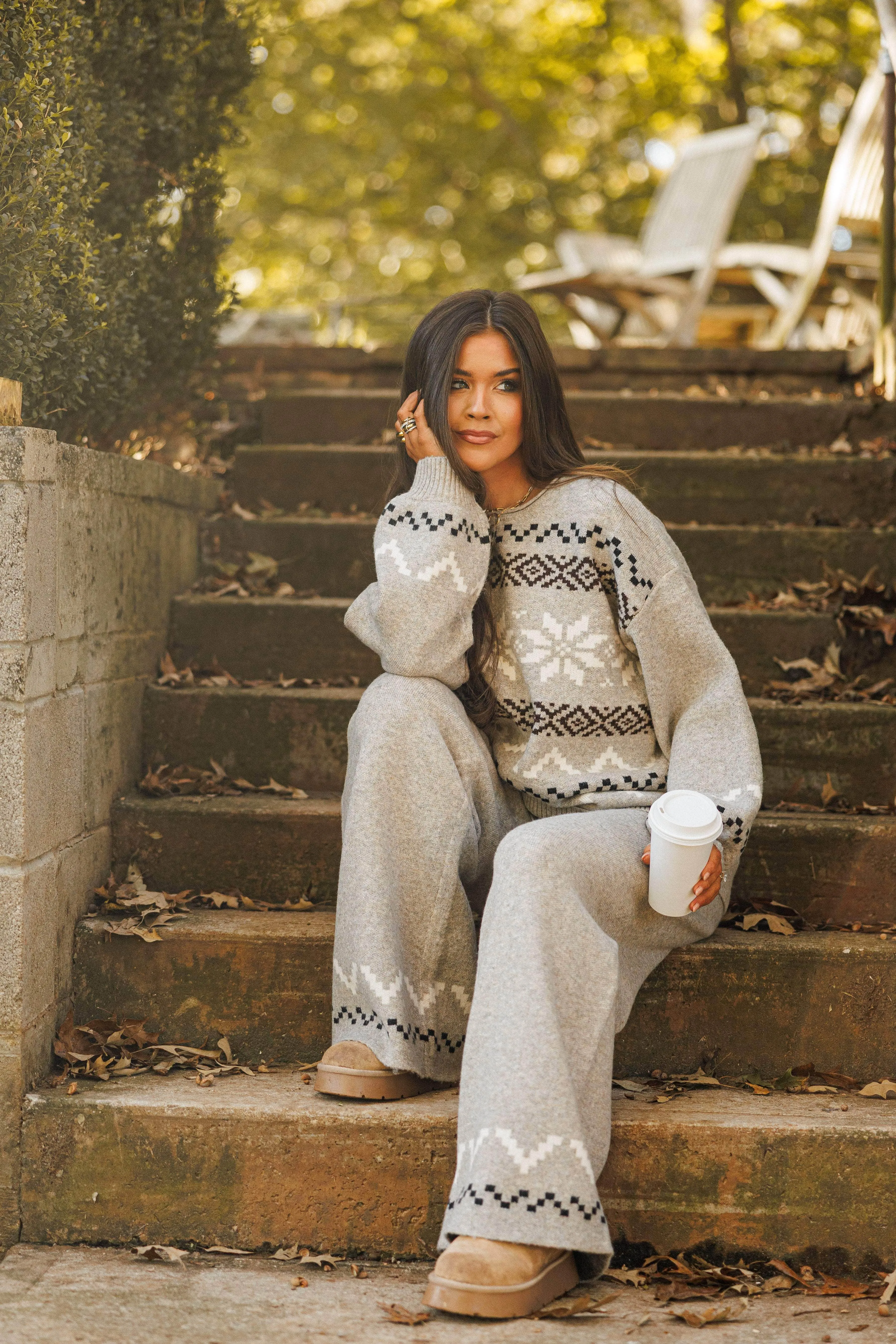 Cabin Cozy Sweater Pants sold by LANE 201 product image thumbnail 3