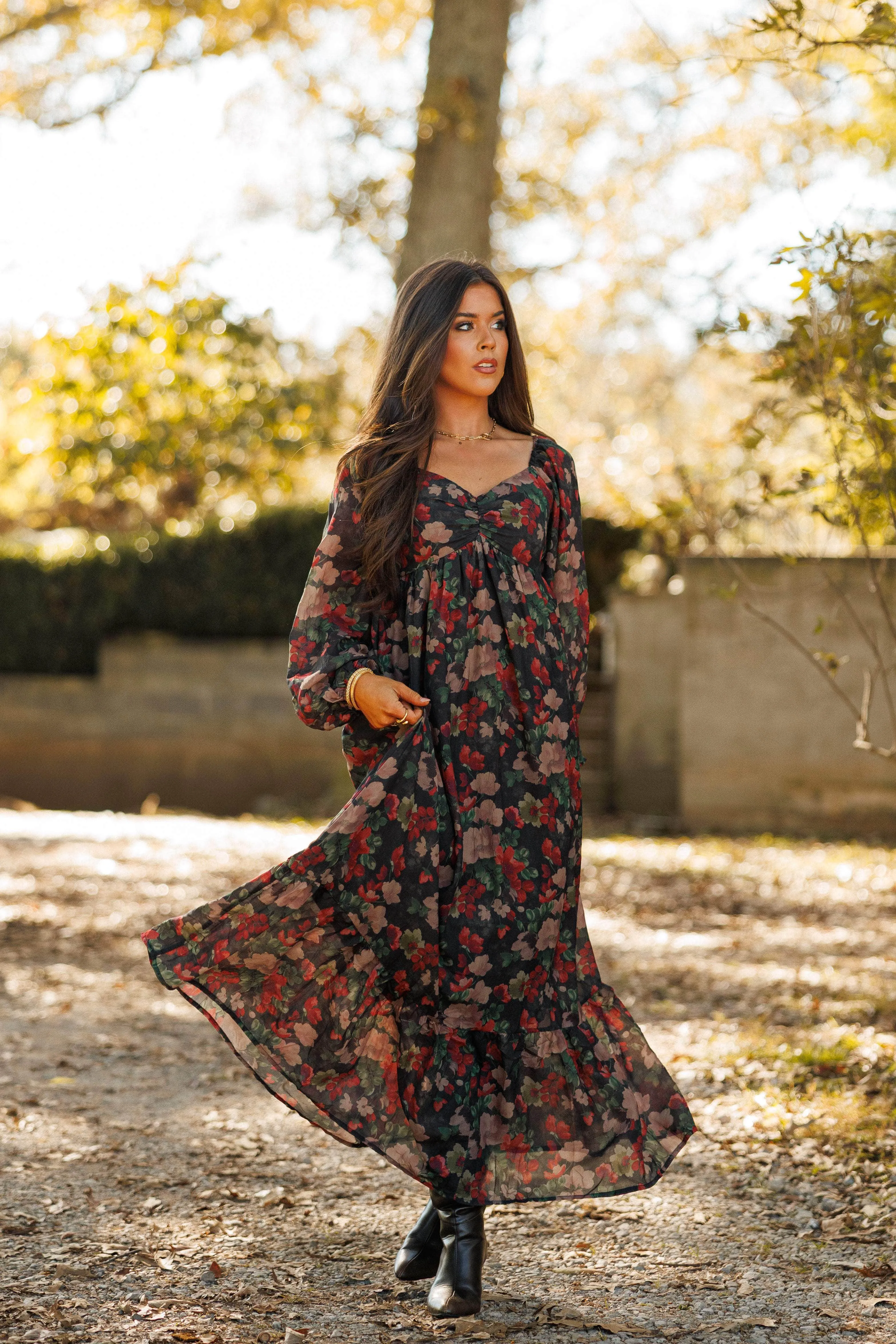 Maple Kiss Maxi Dress sold by LANE 201 product image thumbnail 3