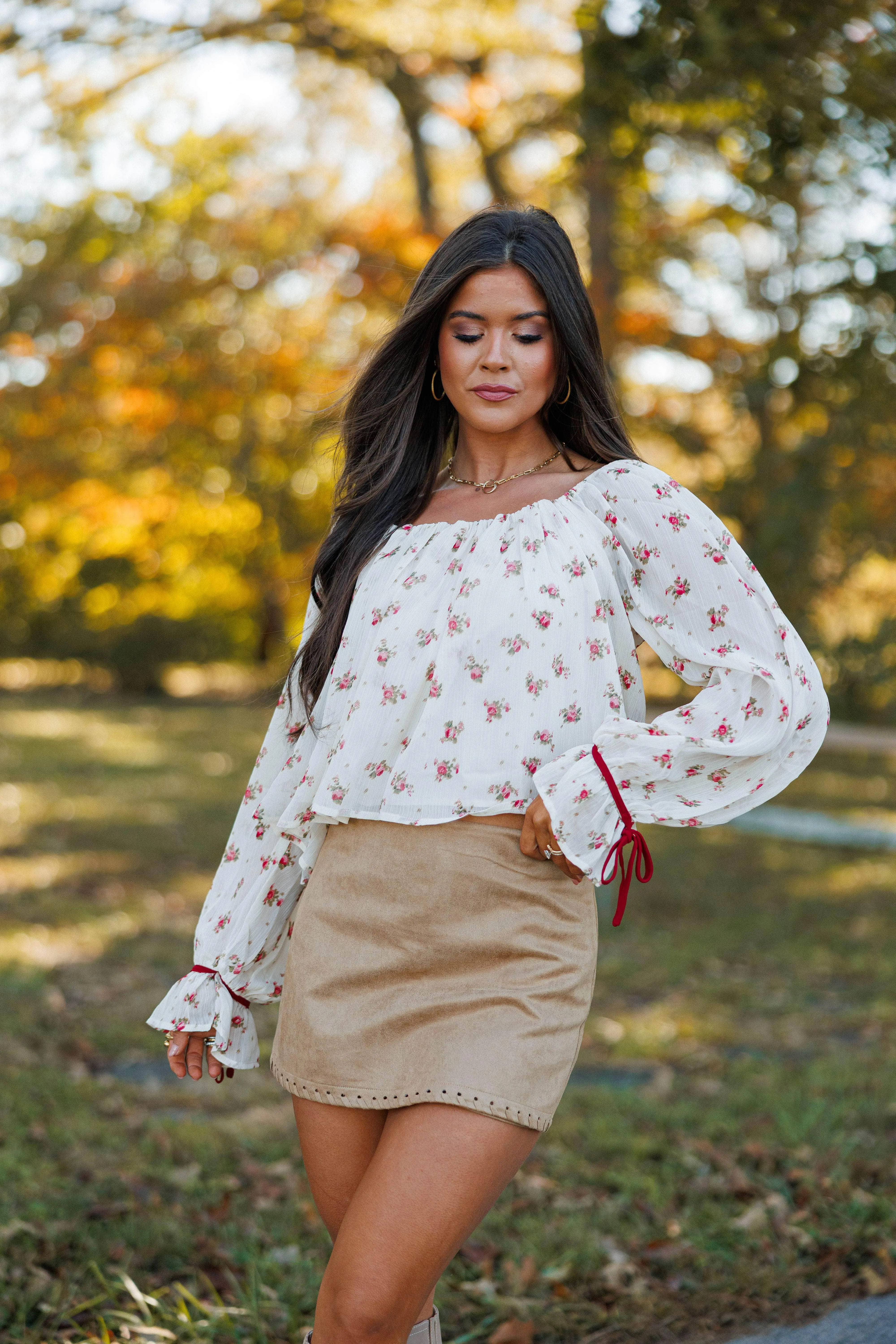 Ranch Weekend Suede Skort sold by LANE 201 product image thumbnail 3