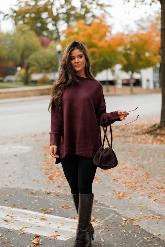 Cabernet Comfort Sweater sold by LANE 201