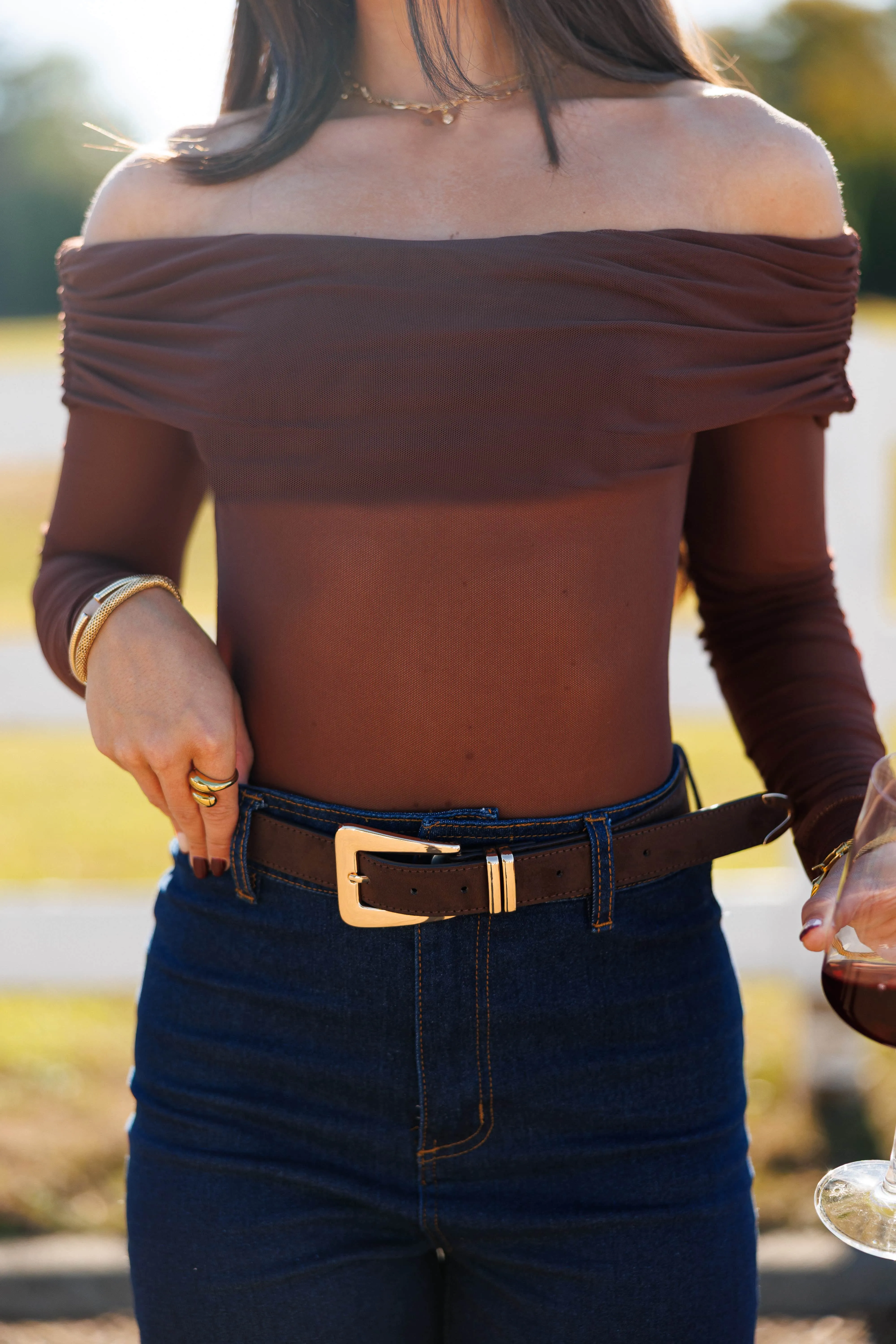 Second Glass Mesh Bodysuit sold by LANE 201 product image thumbnail 3