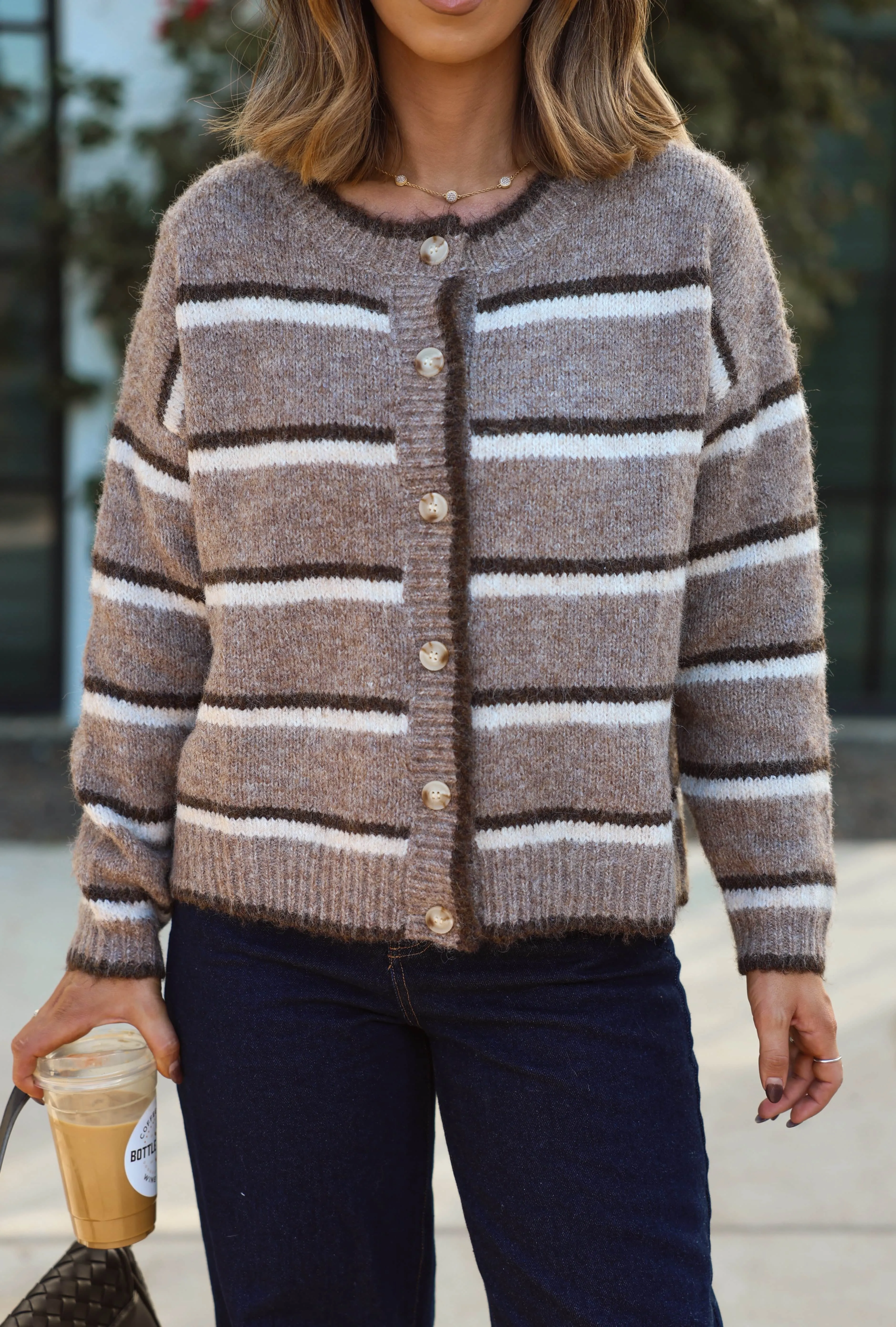 Cafe Date Cardigan sold by LANE 201 product image thumbnail 3