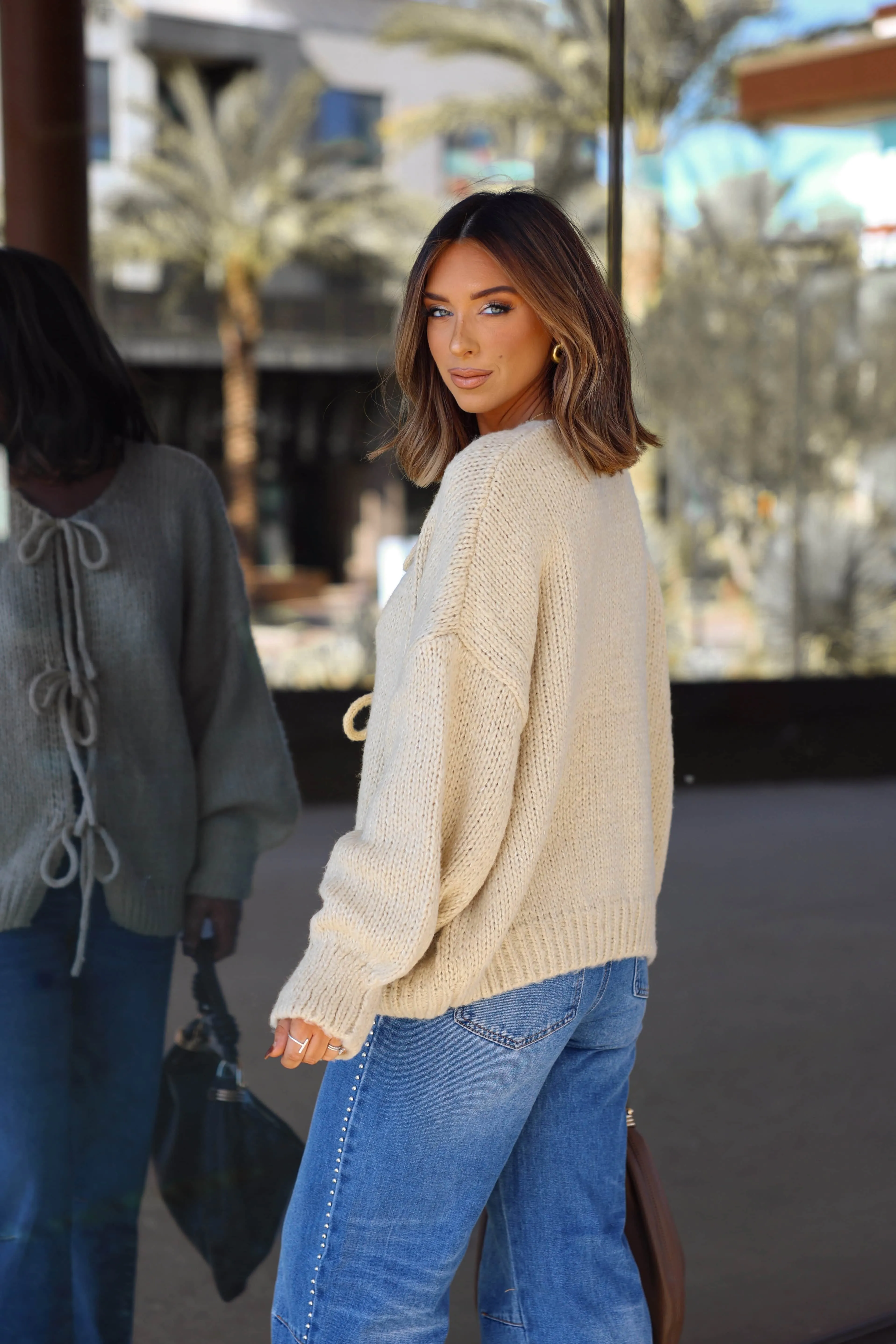 Knotted Up Cozy Cardigan sold by LANE 201 product image thumbnail 2