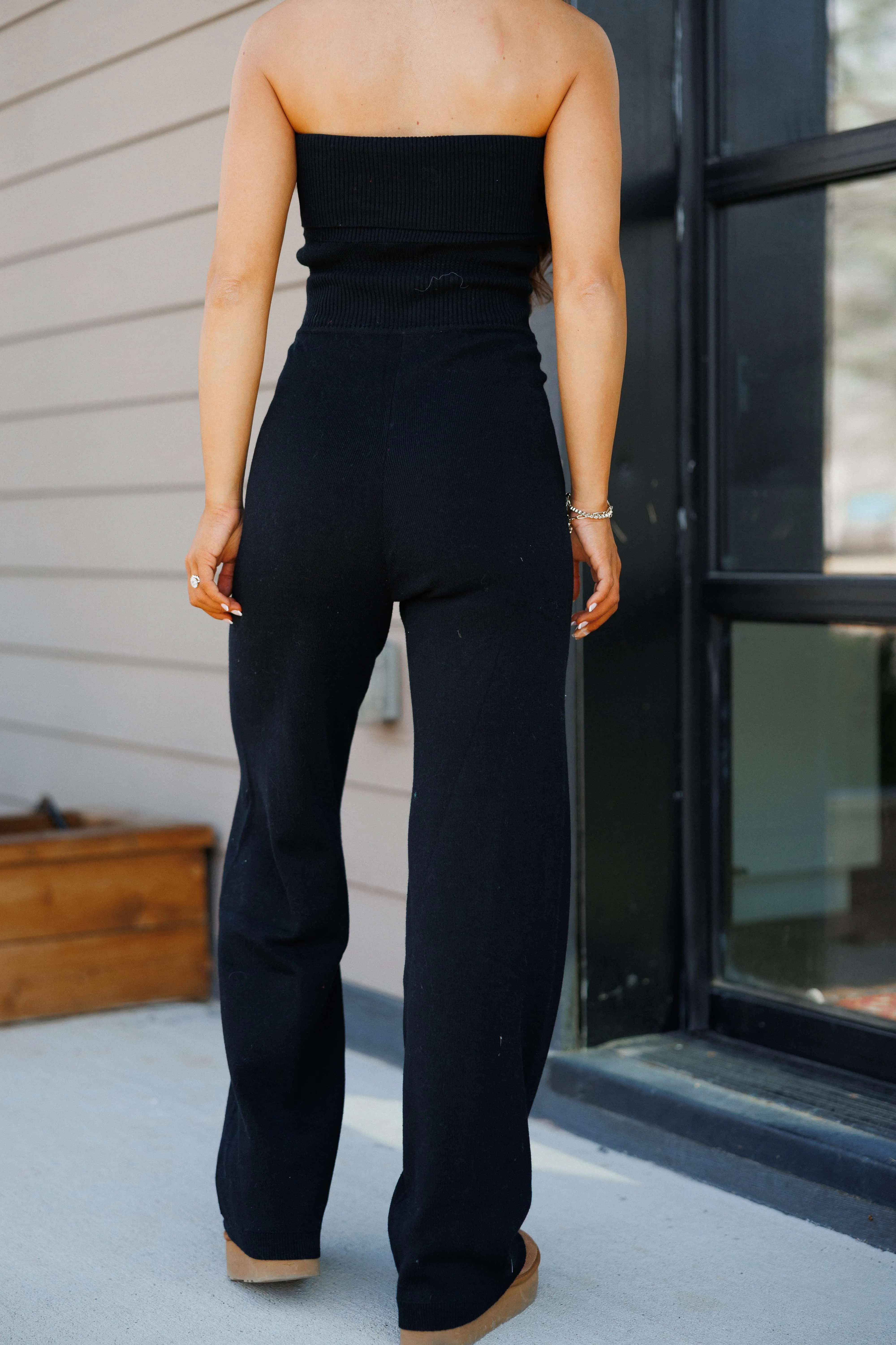 Bandeau Knit Sweater Jumpsuit sold by LANE 201 product image thumbnail 2