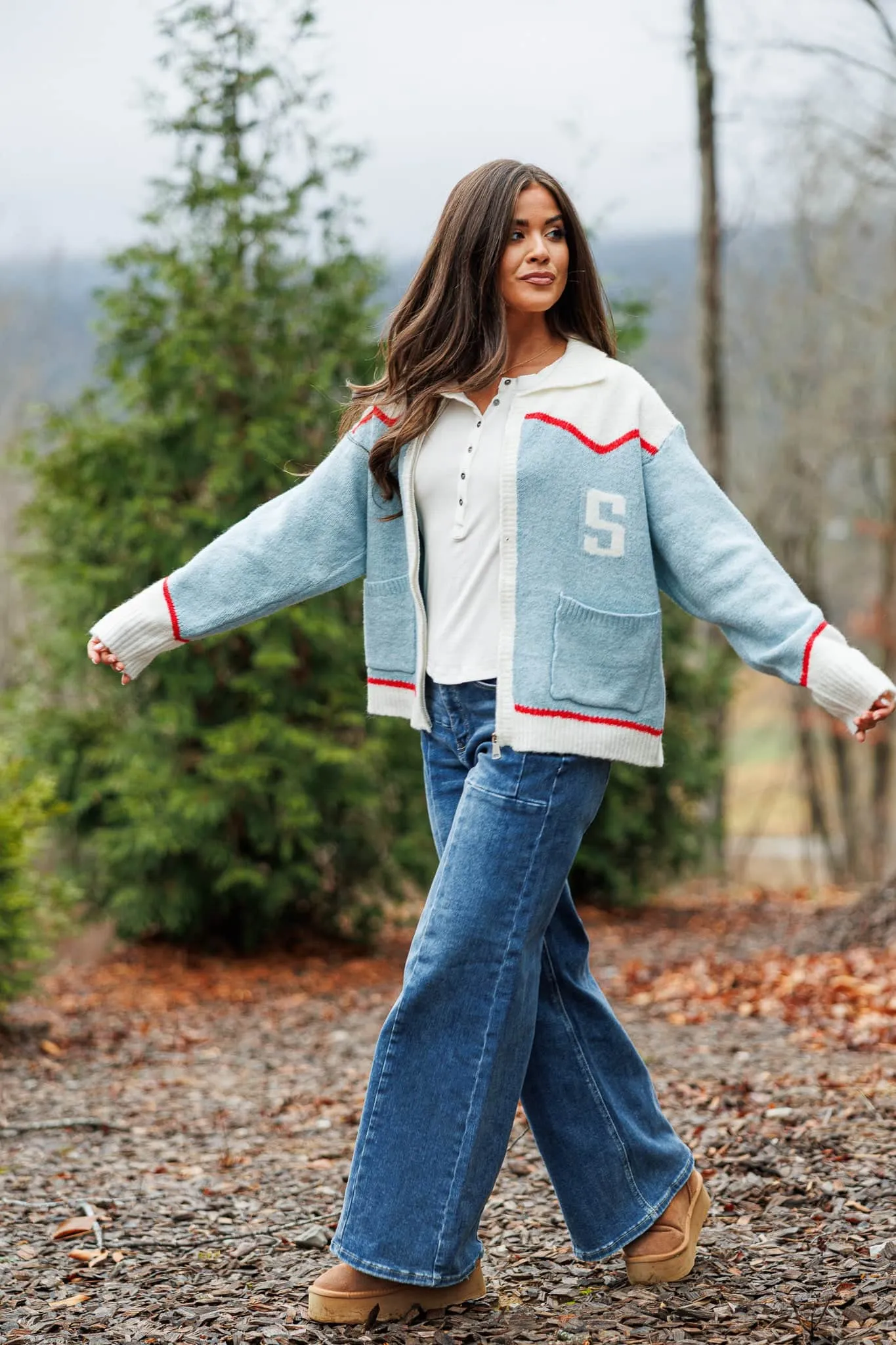 Ski Patch Knit Cardigan sold by LANE 201 product image thumbnail 5