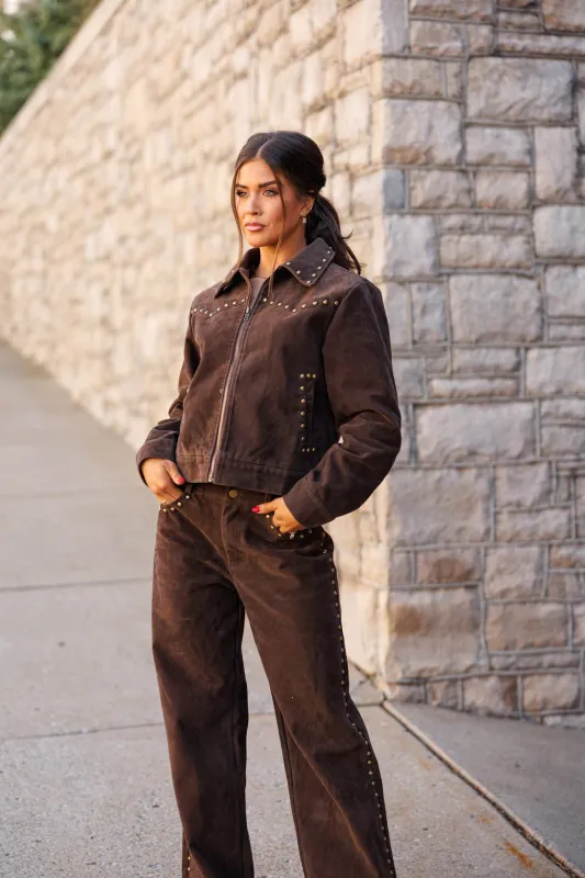 Arrowhead Studded Jacket sold by LANE 201