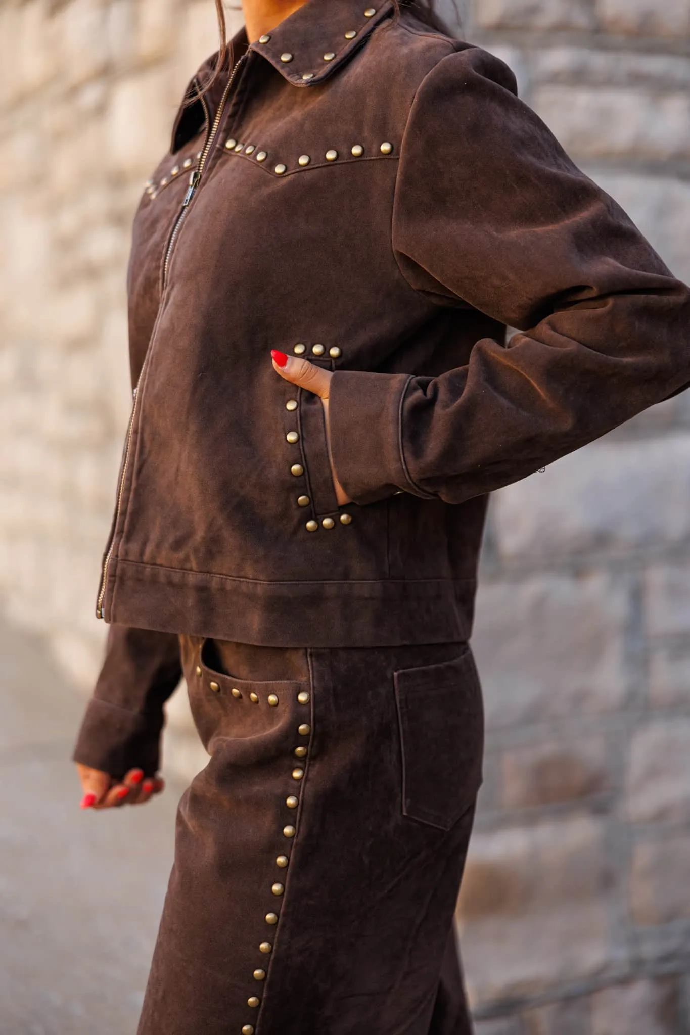 Arrowhead Studded Jacket sold by LANE 201 product image thumbnail 4