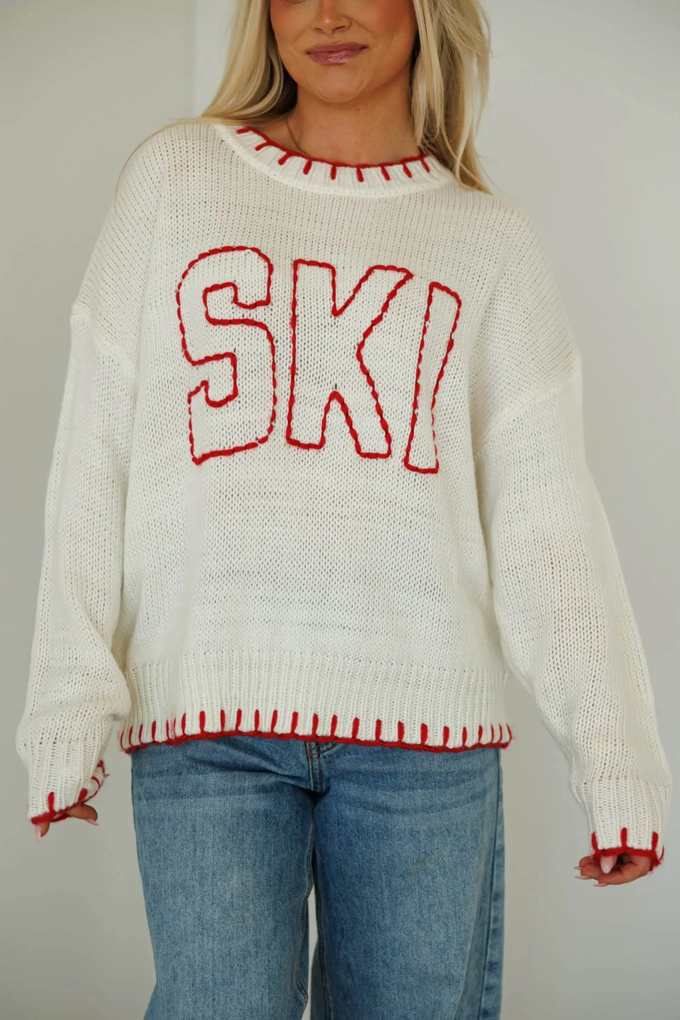 Cozy Knit Ski Sweater sold by LANE 201 product image thumbnail 2