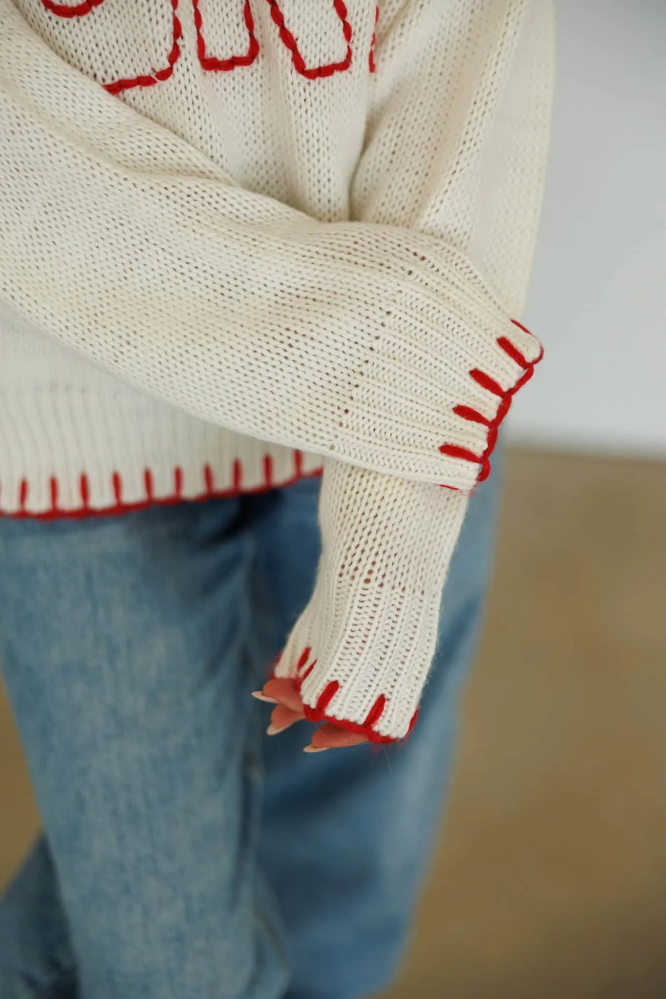 Cozy Knit Ski Sweater sold by LANE 201 product image thumbnail 3