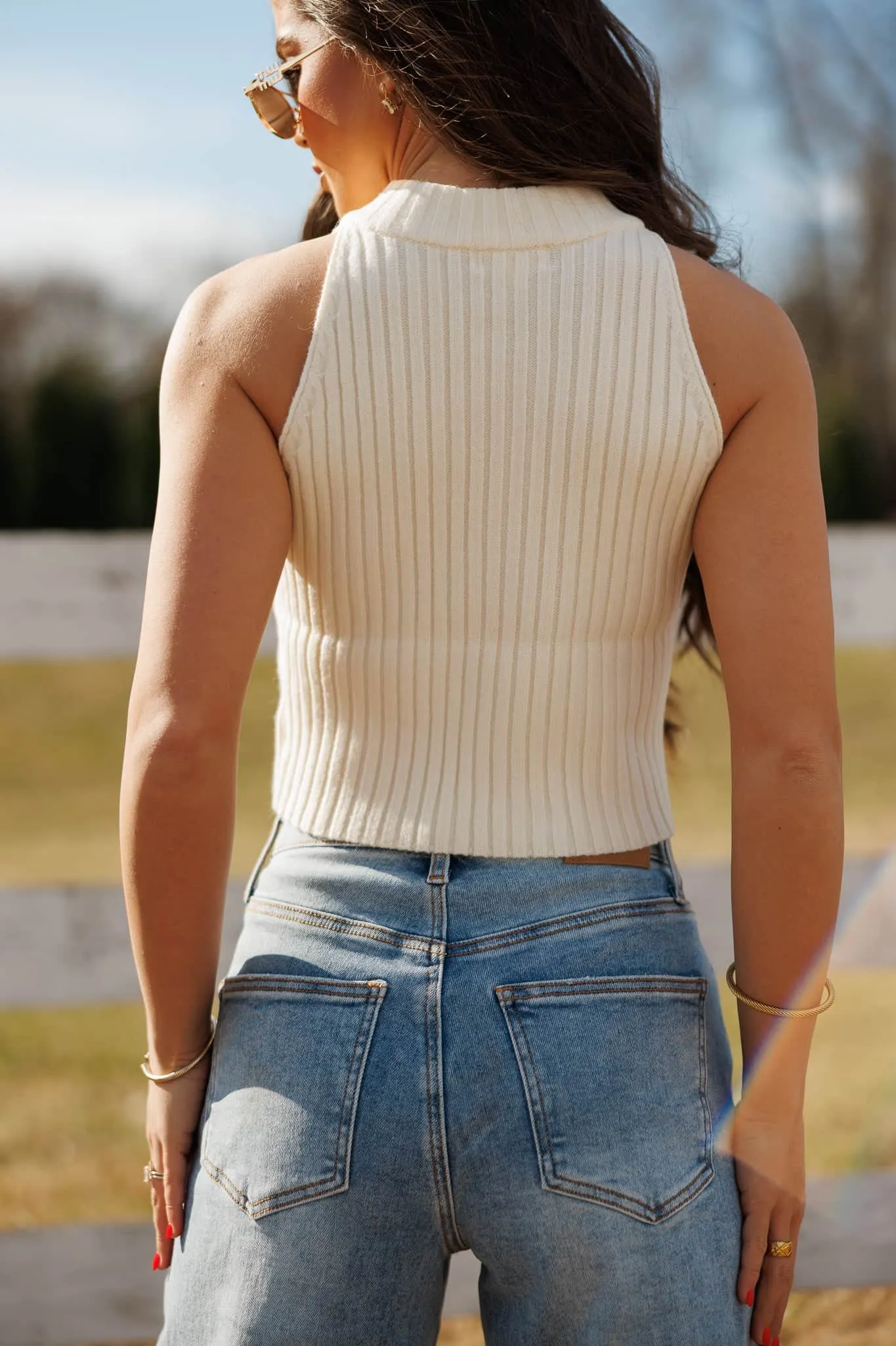 Cozy On Main Sweater Tank sold by LANE 201 product image thumbnail 3