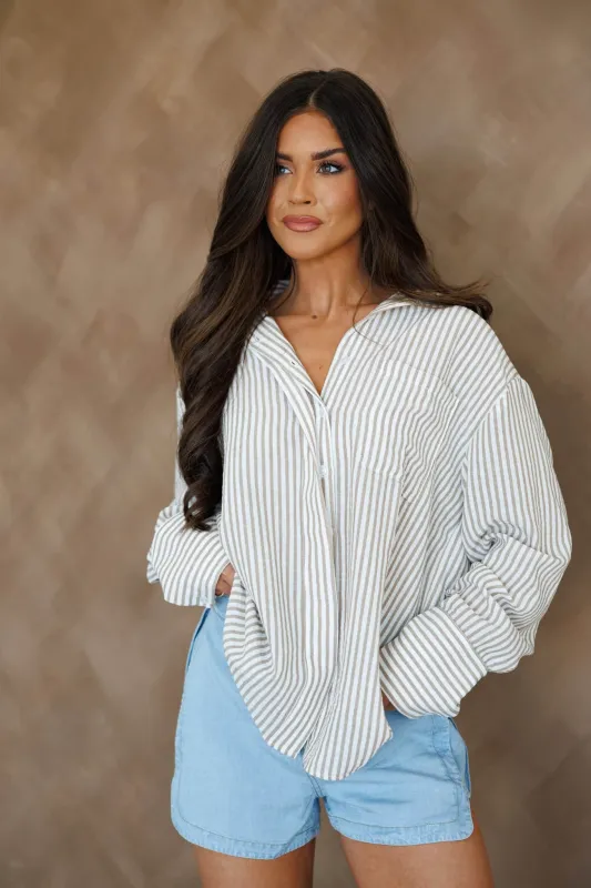 Sundrift Striped Shirt sold by LANE 201