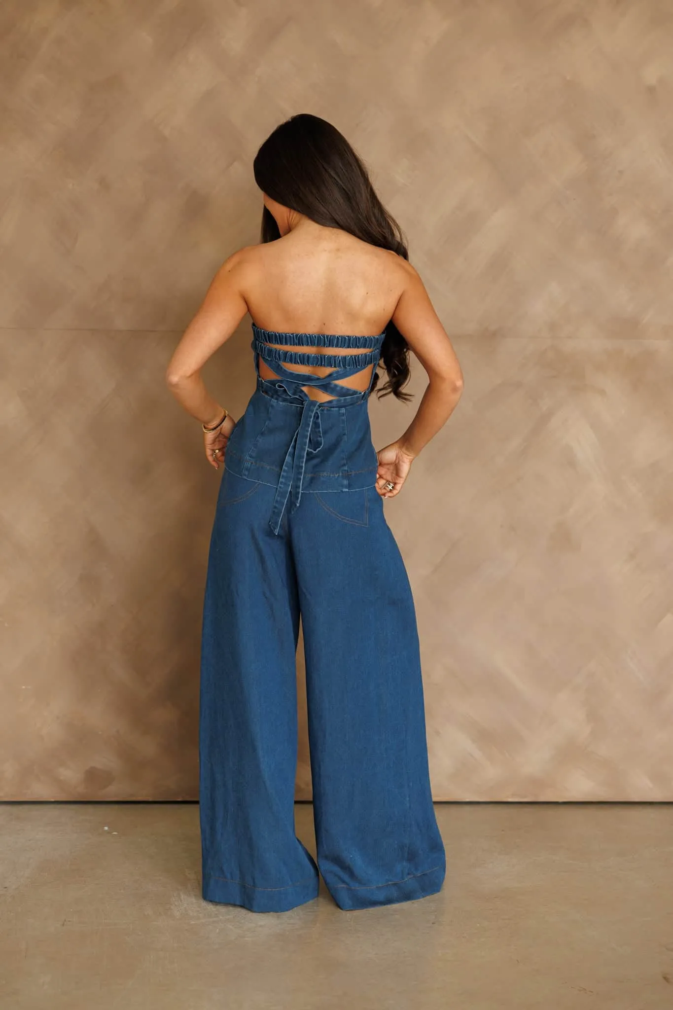 Westward Denim Tube Top sold by LANE 201 product image thumbnail 5
