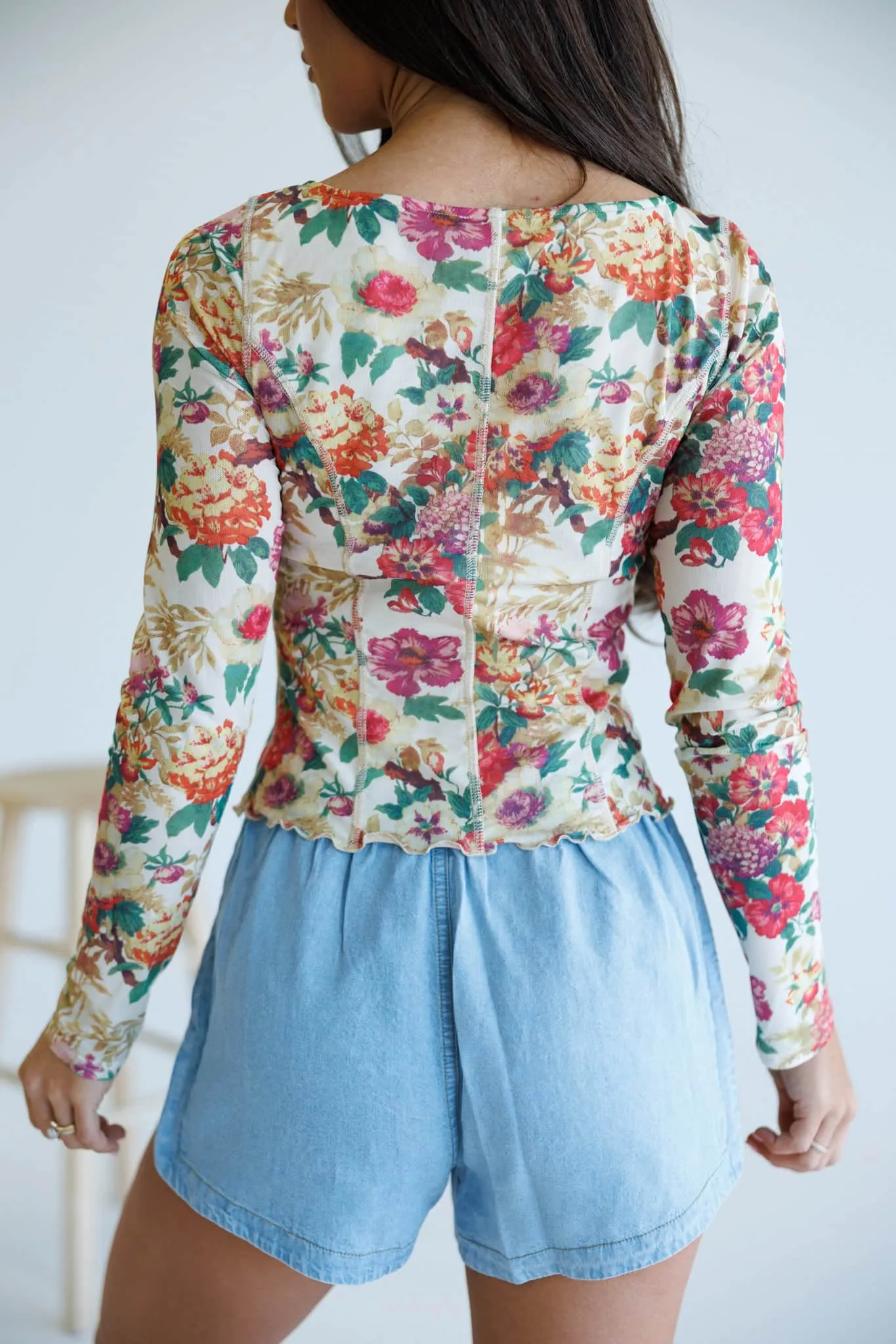 First Bloom Mesh Top sold by LANE 201 product image thumbnail 2