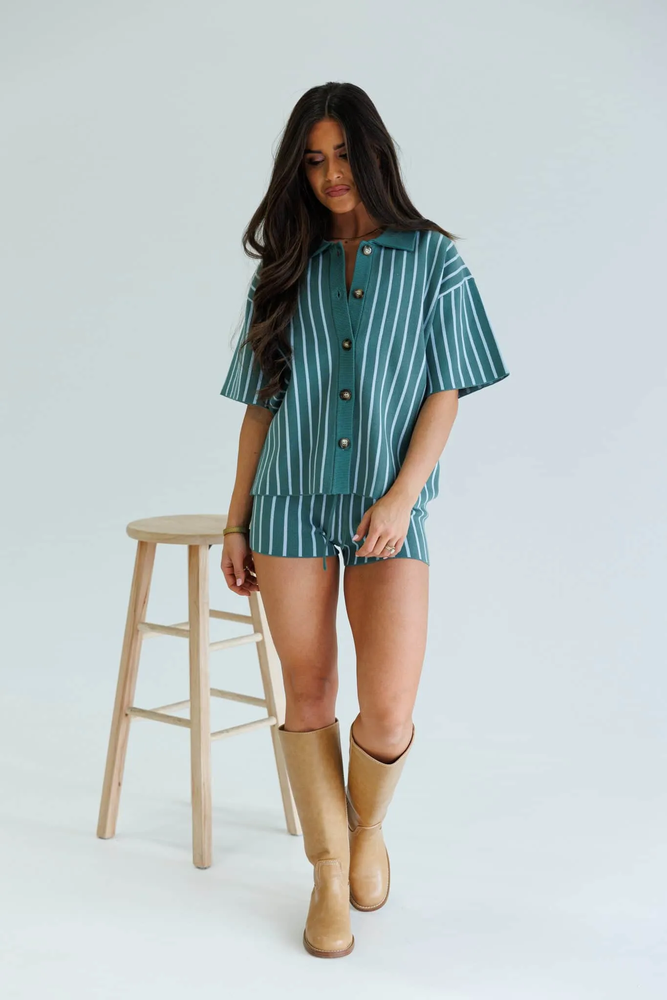 The Palma Striped Sweater sold by LANE 201 product image thumbnail 4
