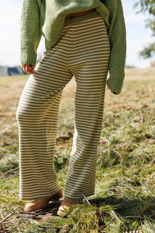 Greenhouse Striped Pants made by Bailey Rose