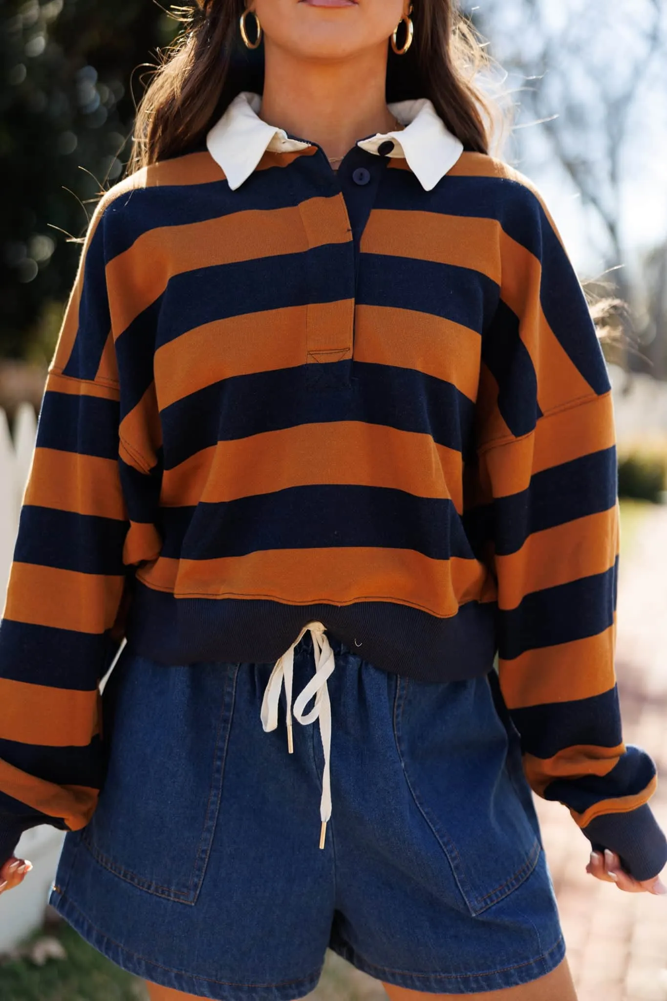 Saddle Stripe Pullover sold by LANE 201 product image thumbnail 2
