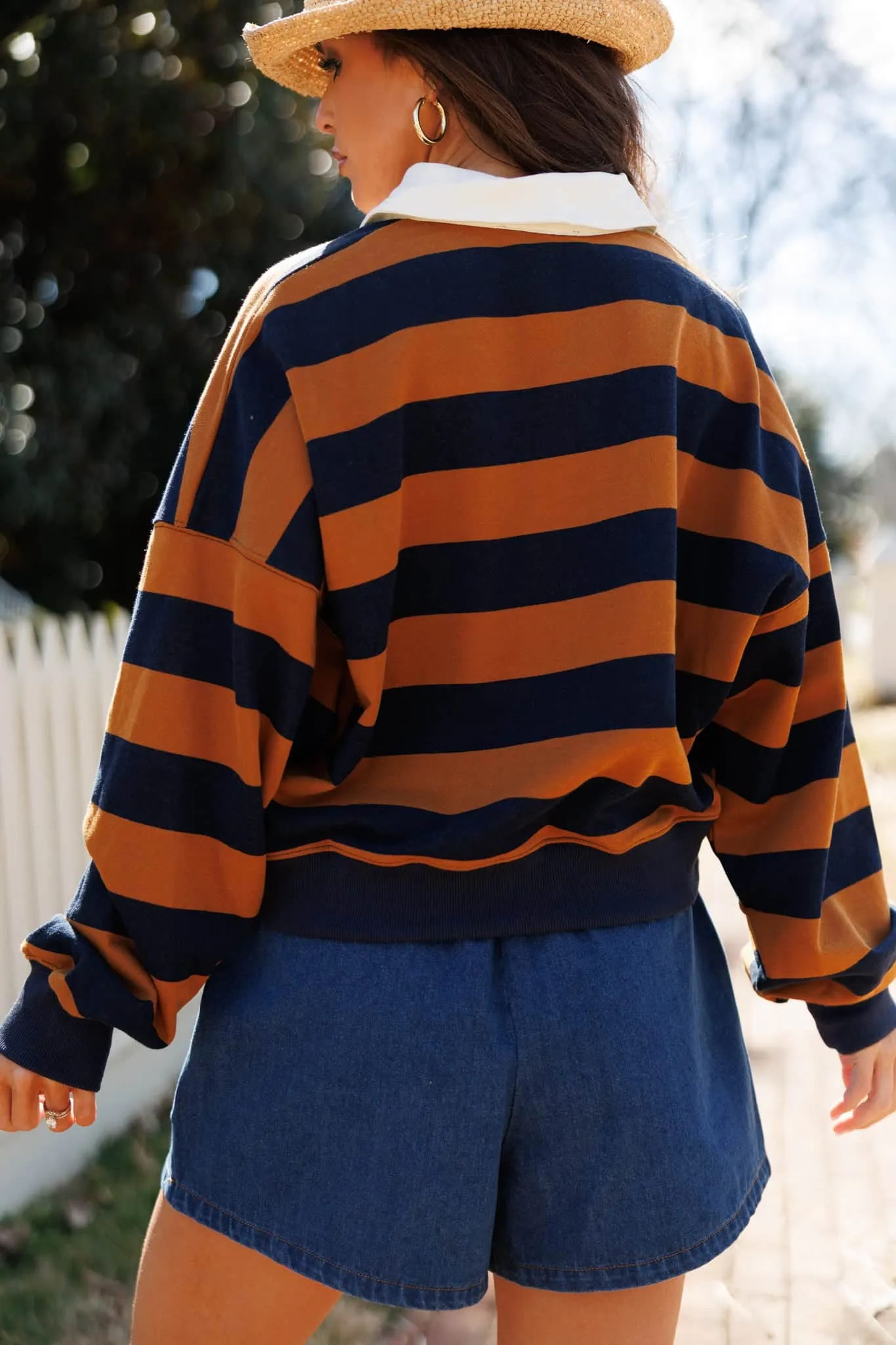 Saddle Stripe Pullover sold by LANE 201 product image thumbnail 4