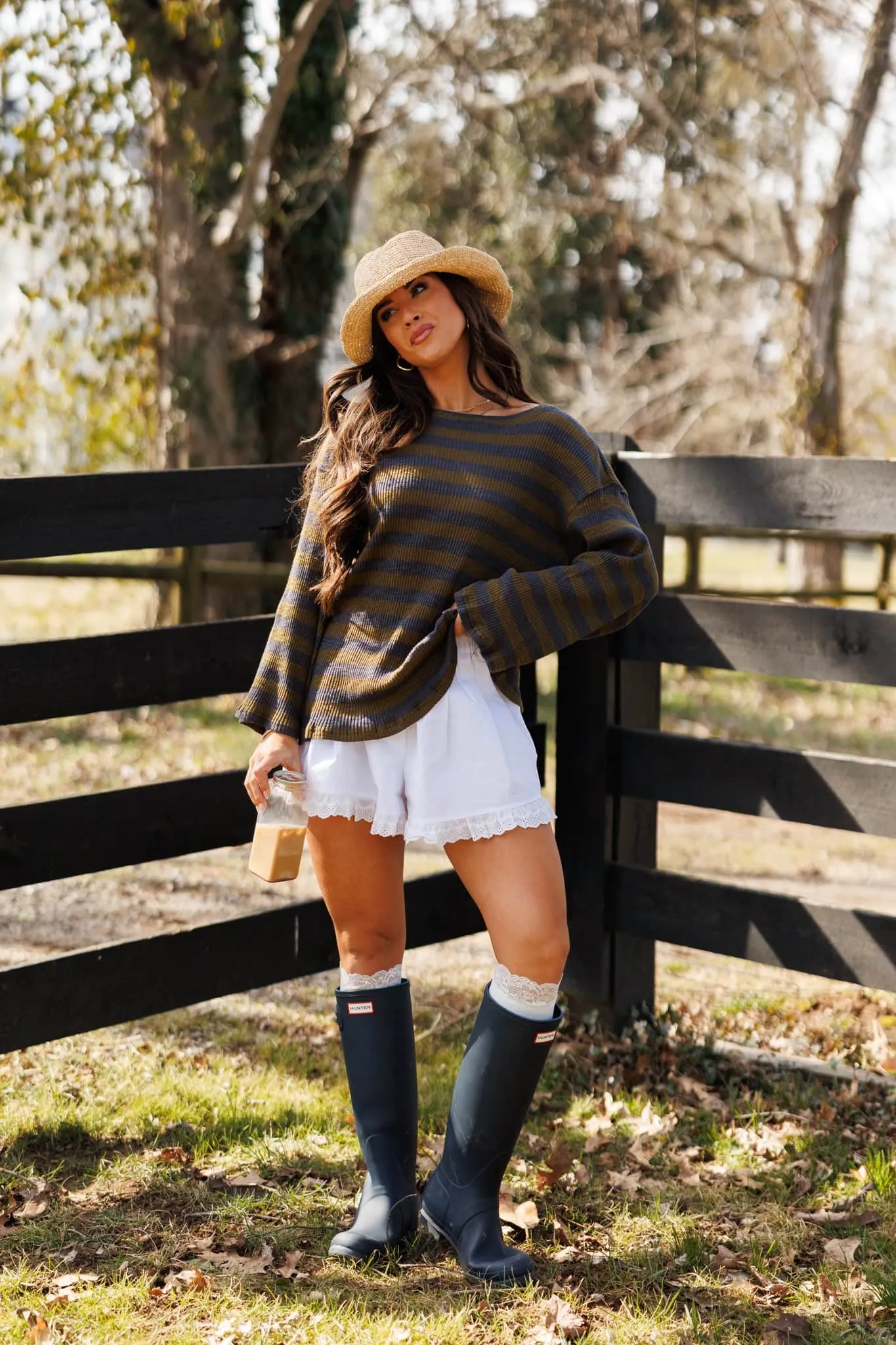 Field Day Ribbed Top sold by LANE 201