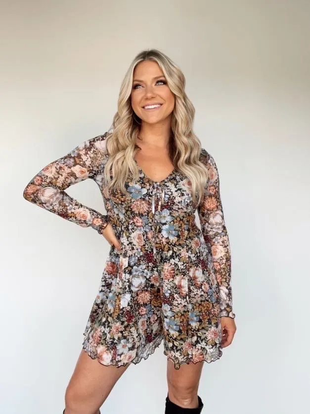Fierce Floral Romper sold by LANE 201 product image thumbnail 3
