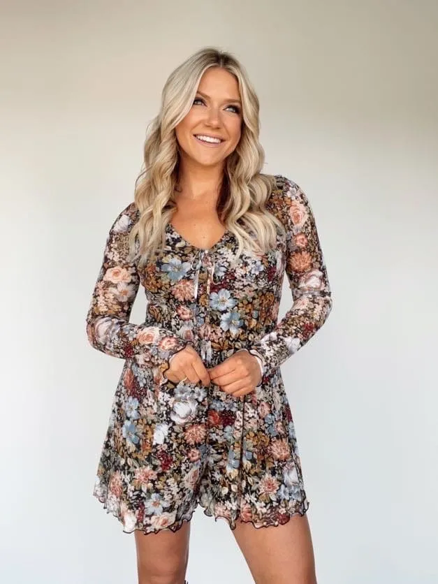 Fierce Floral Romper sold by LANE 201 product image thumbnail 4