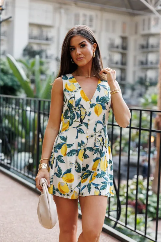 Citrus Social Romper made by Dress Forum