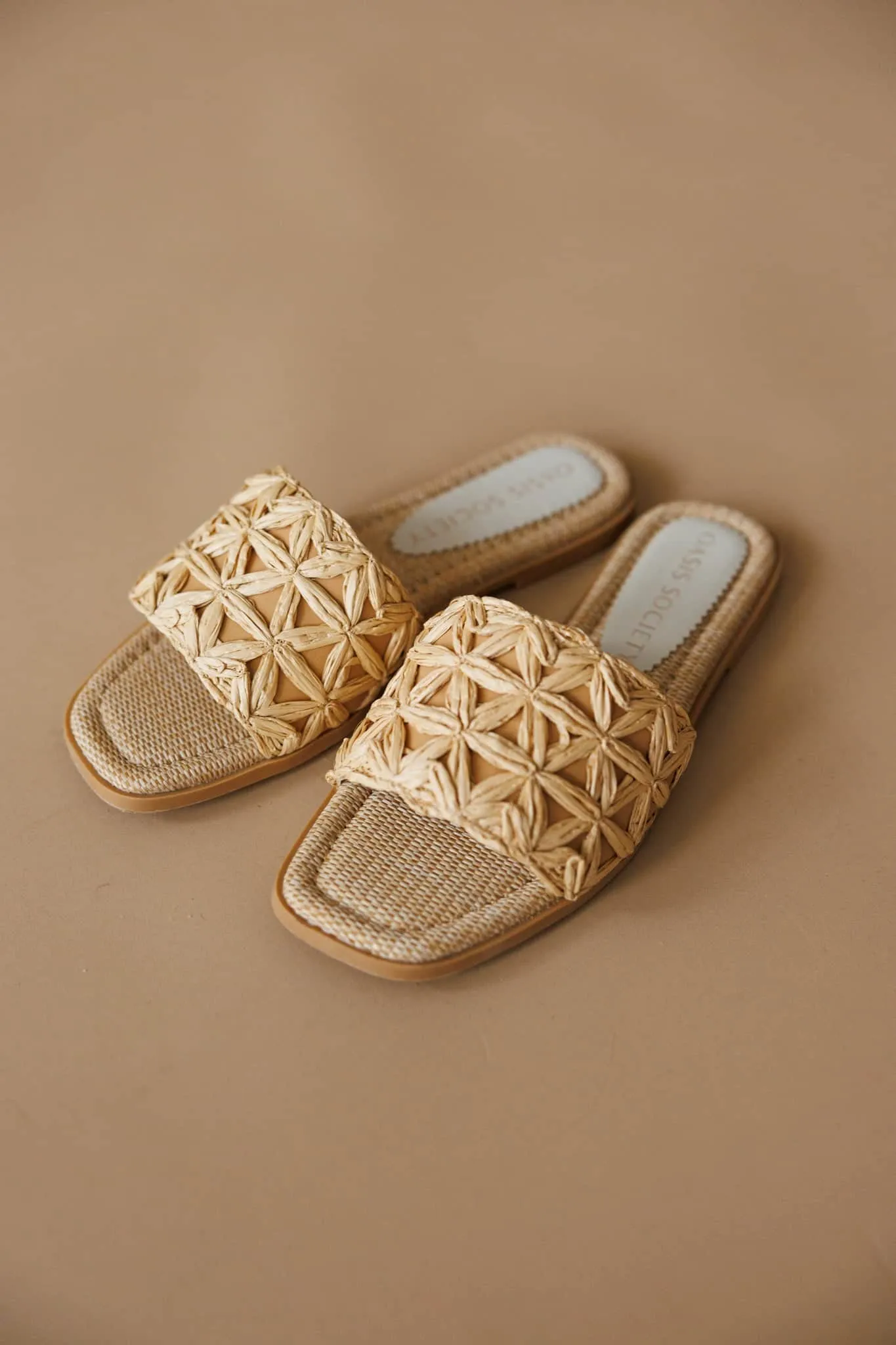 Raffia Dunes Slide sold by LANE 201