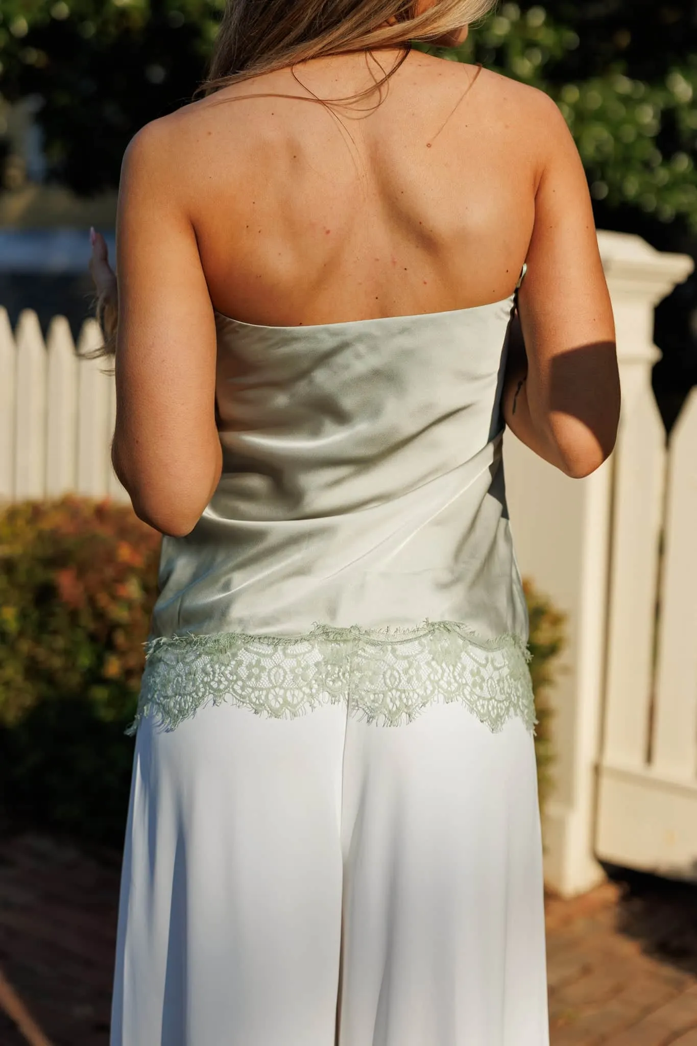 Matcha Lace Top sold by LANE 201 product image thumbnail 2