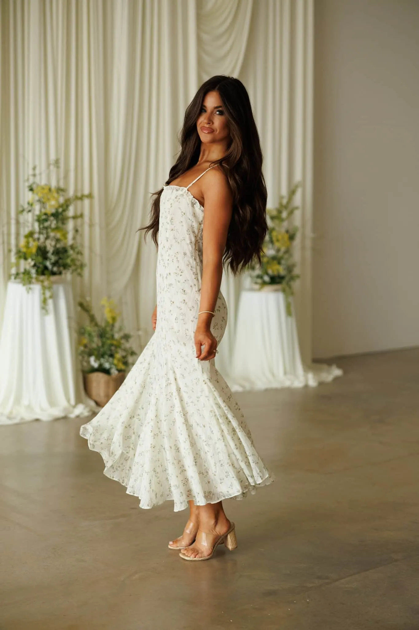The Floral Verse Dress sold by LANE 201 product image thumbnail 3