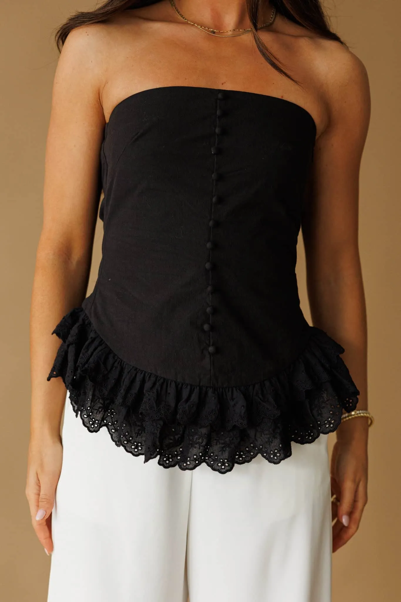 Little Charm Poplin Top sold by LANE 201 product image thumbnail 4