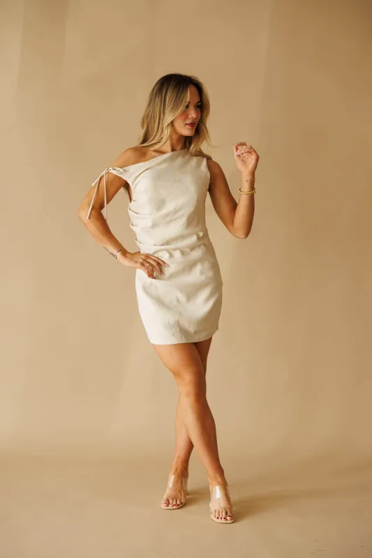 Boardwalk Linen Mini Dress made by LANE 201