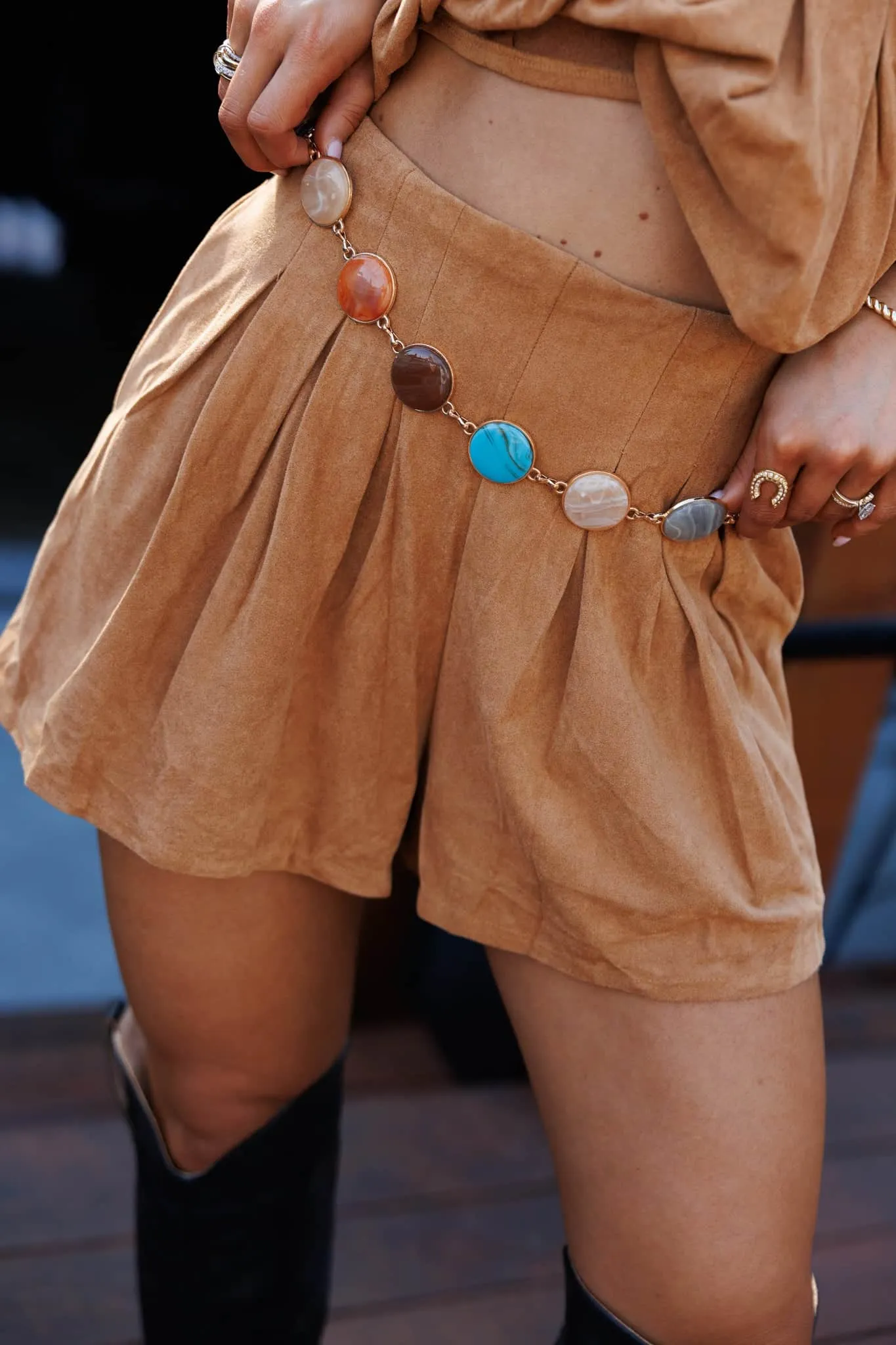 Golden Hour Gems Belt sold by LANE 201 product image thumbnail 5