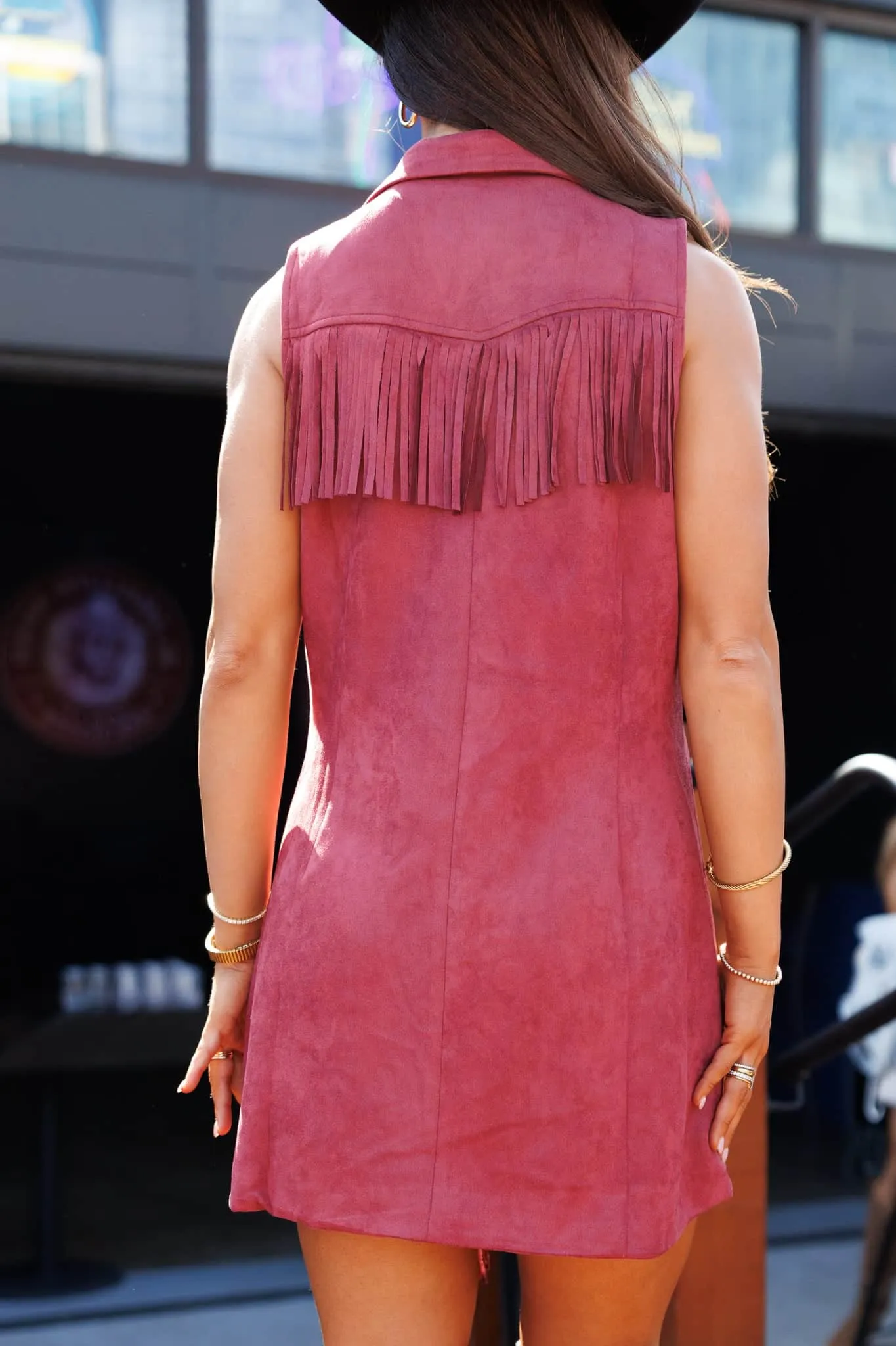 Desert Cowgirl Suede Vest sold by LANE 201 product image thumbnail 2