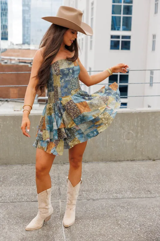 Wanderlust Stitch Mini Dress made by Promesa
