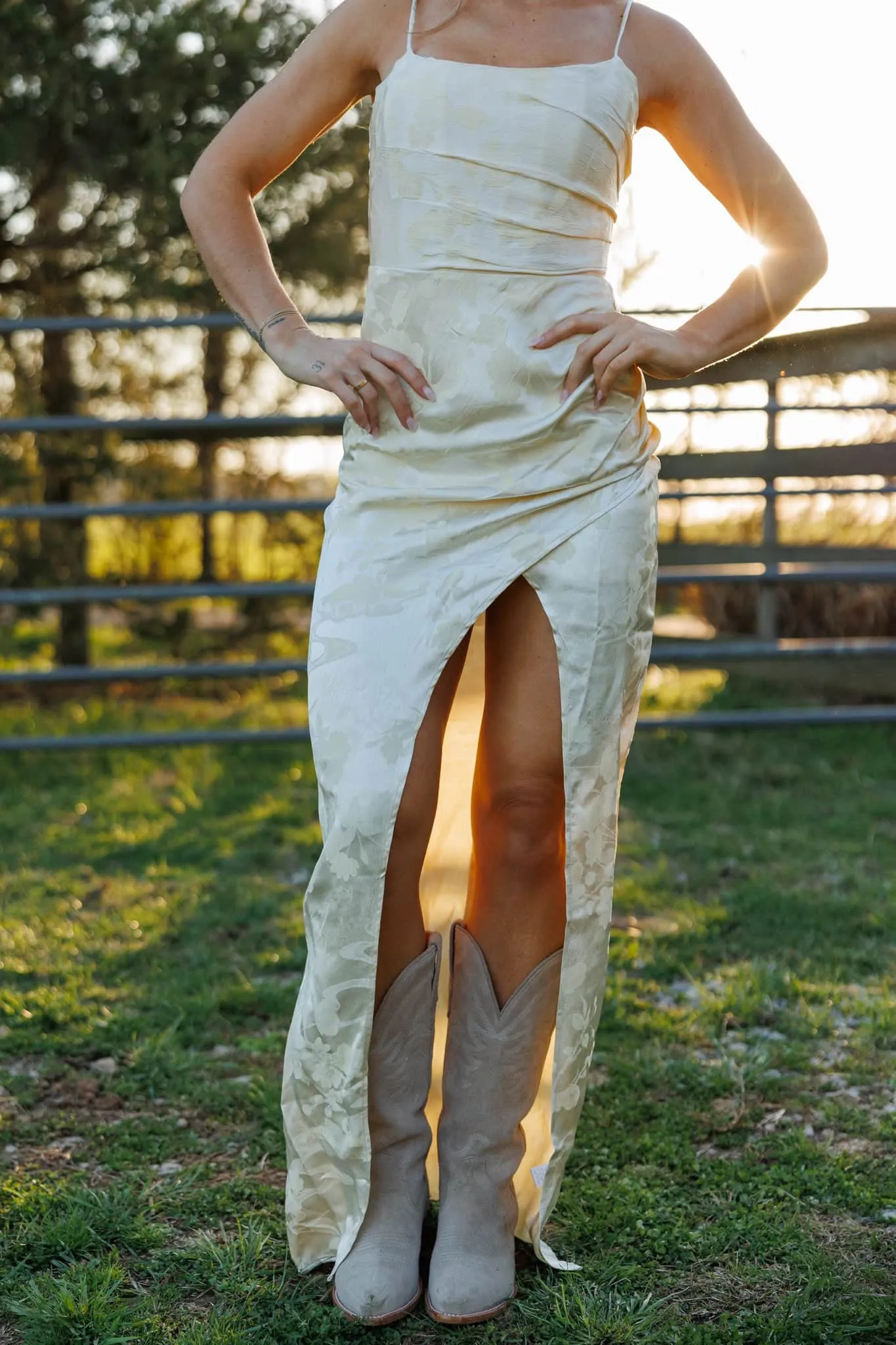 Golden Promise Corset Dress sold by LANE 201 product image thumbnail 3